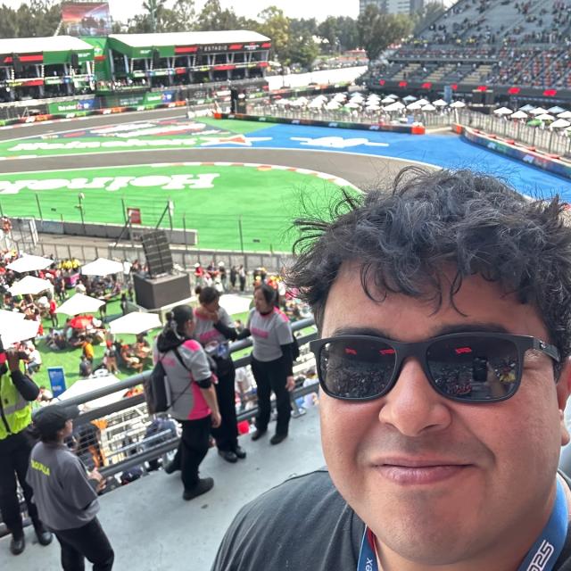 Erick, Mexico City GP - "Both of the Williams helmet reveals! Love to see my team representing my culture!"
