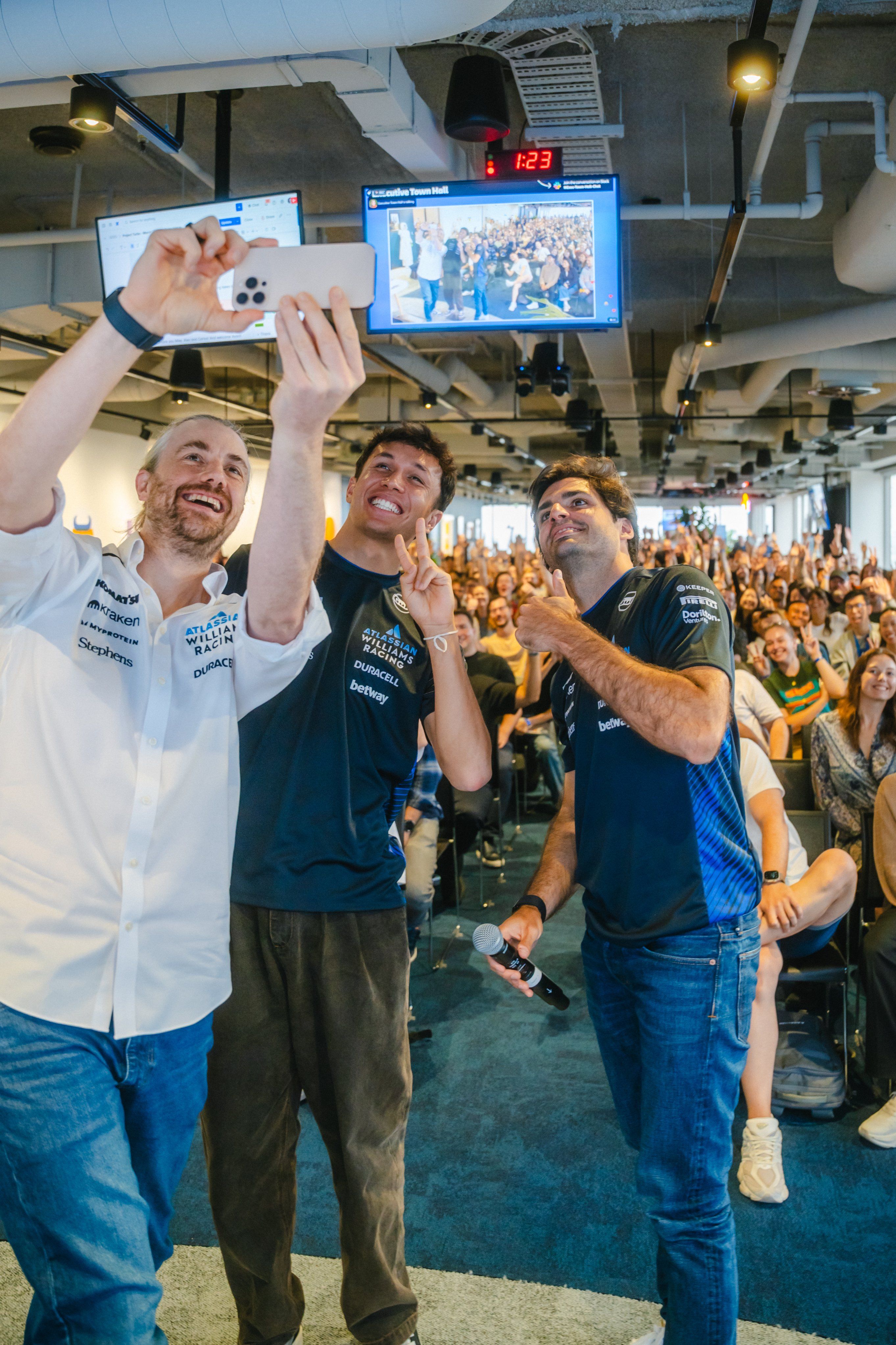 The all-important selfie.