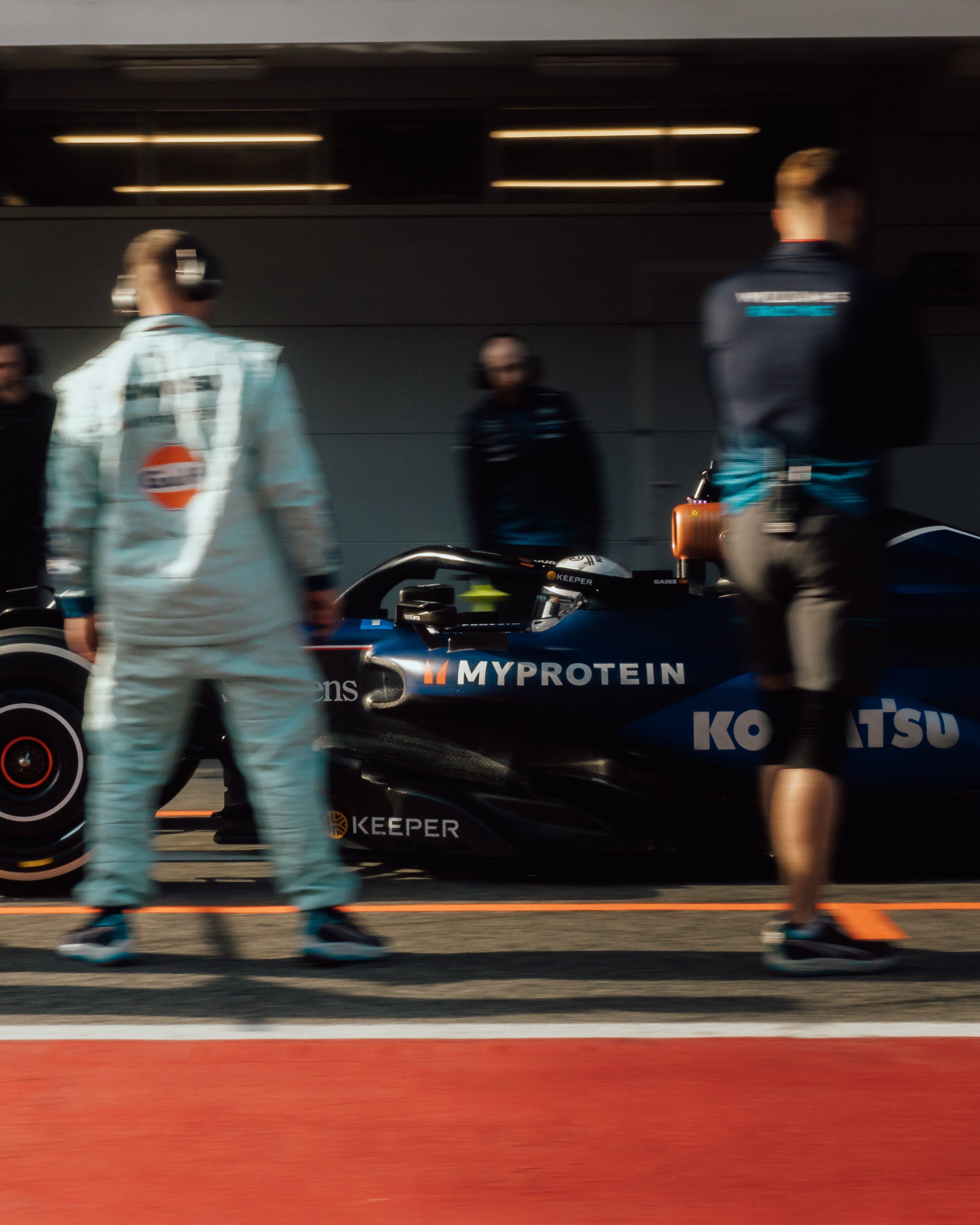 Stopping on the marks.