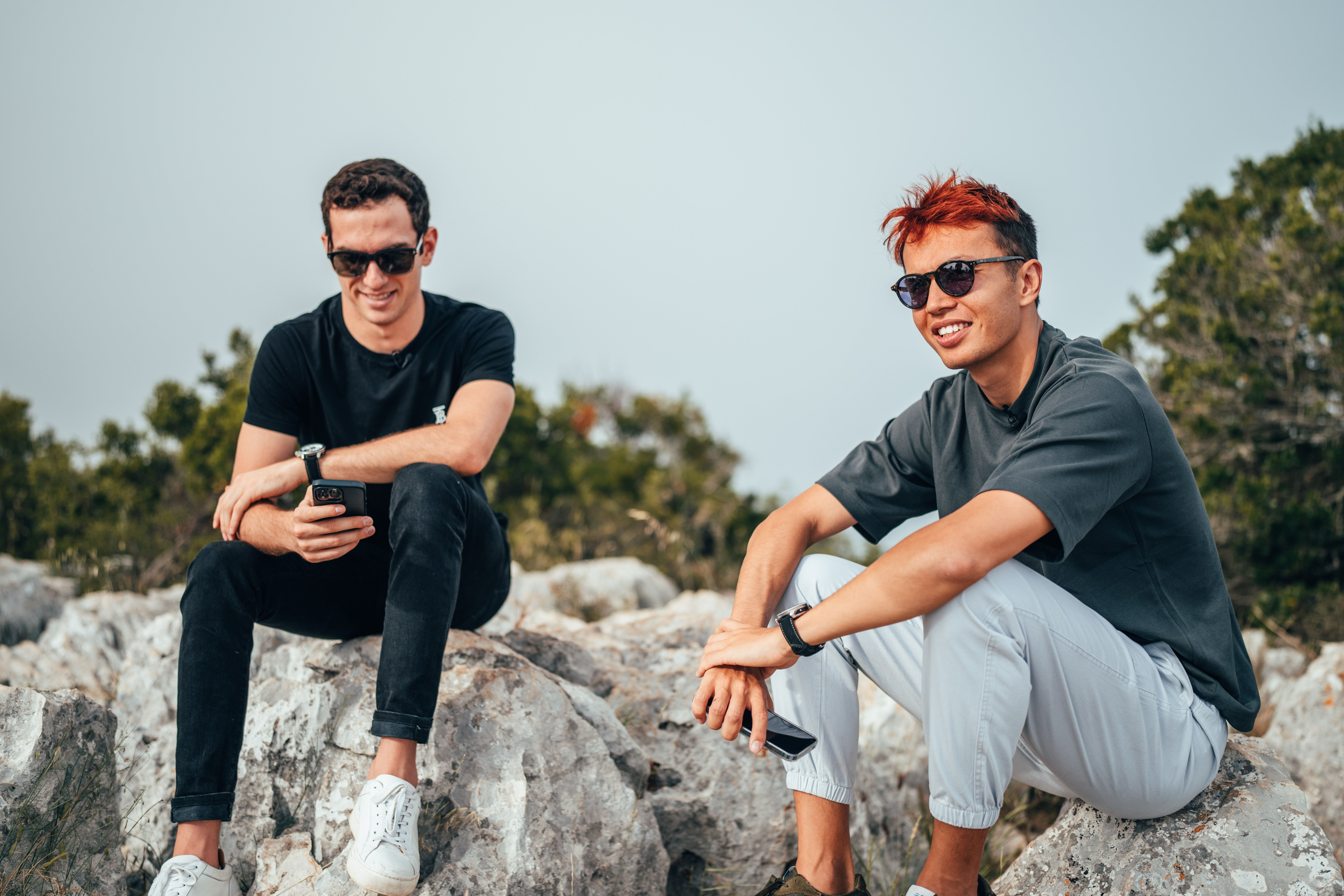 Oh and look who was waiting for us at the top!