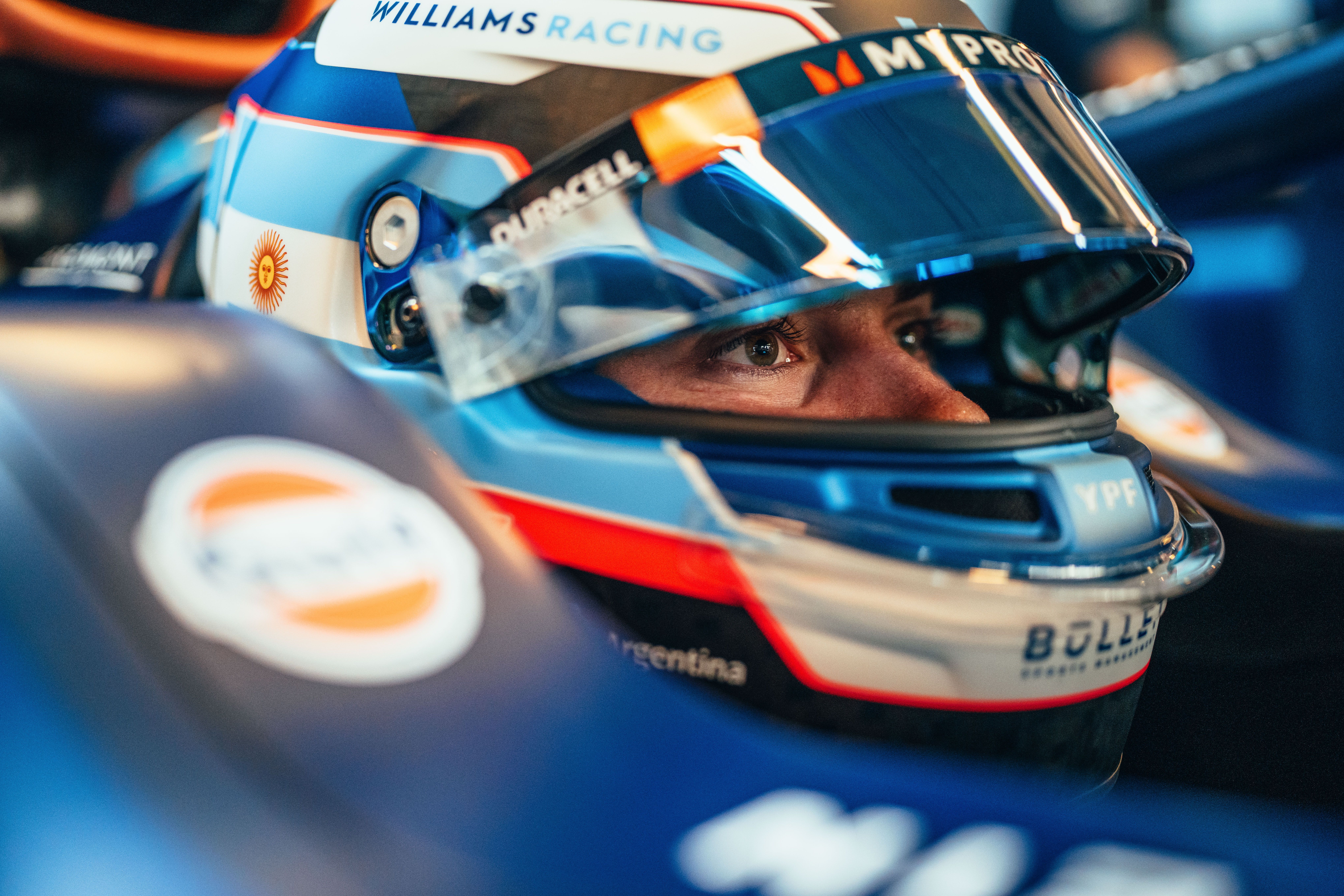 An Argentinan driving an F1 car for the first time since 2001.