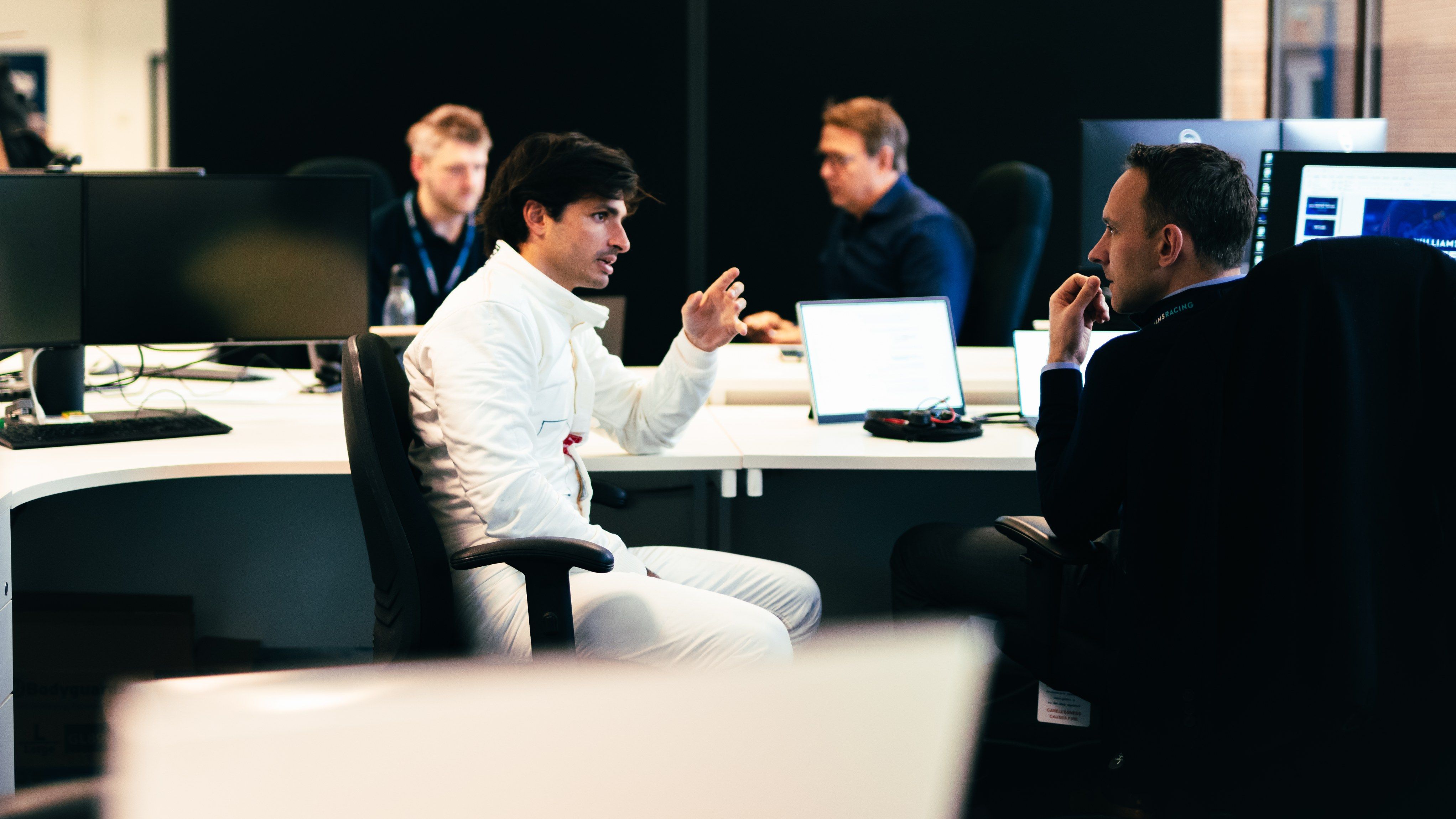 Getting down to business.