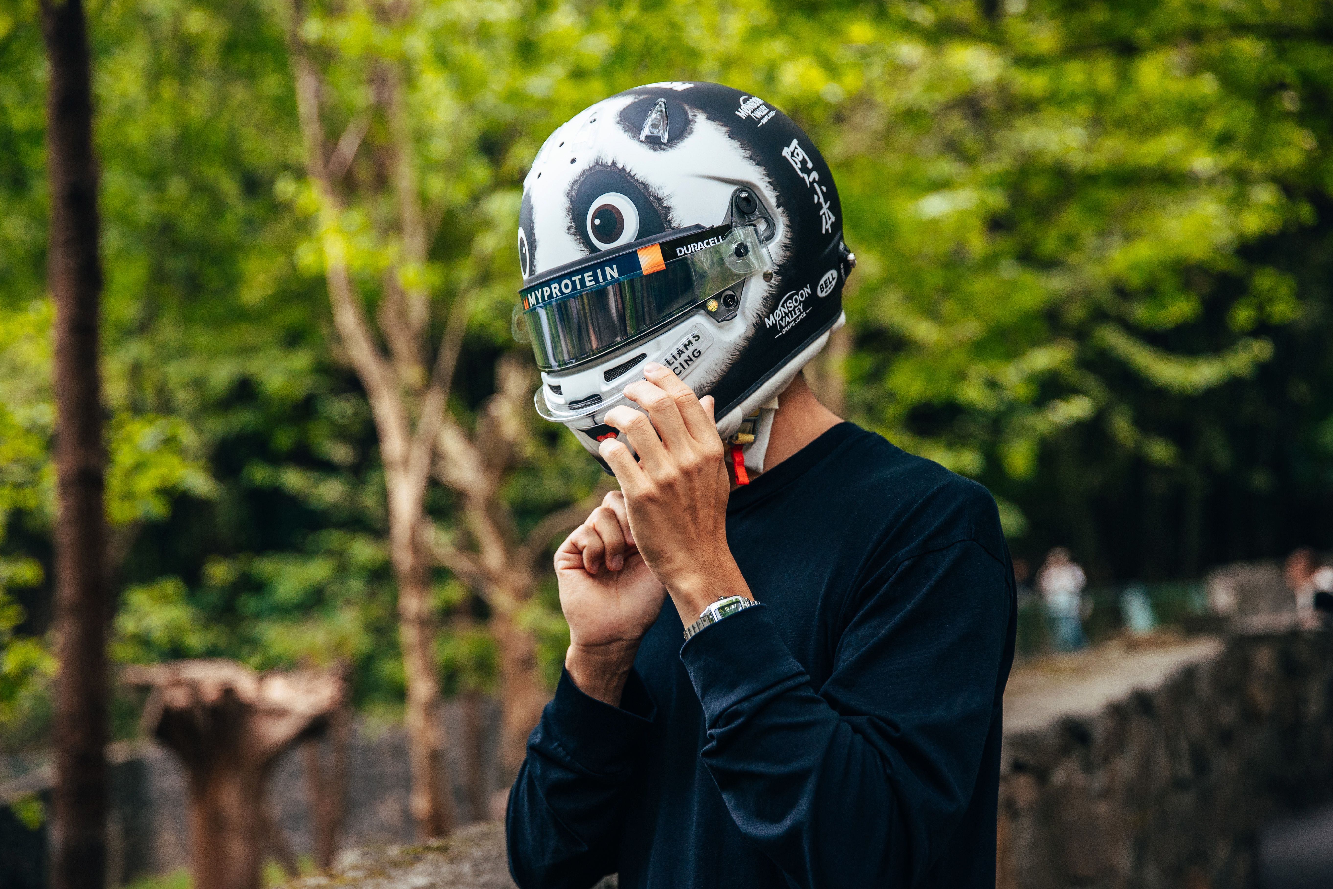 Alex's first special-edition helmet of '24 is here!