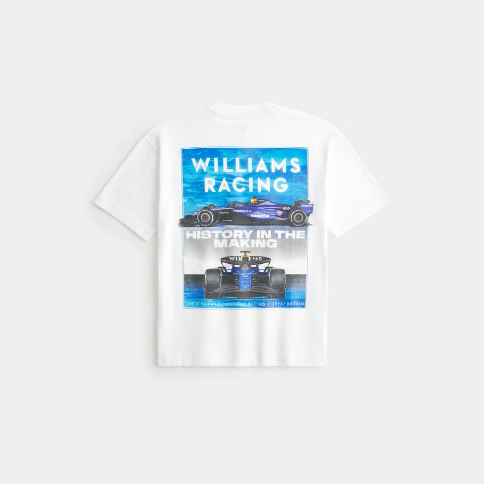 ★Hollister Co.★ウィリアムズ レーシンググラフィック Tシャツ Hollister | Atlassian Williams Racing