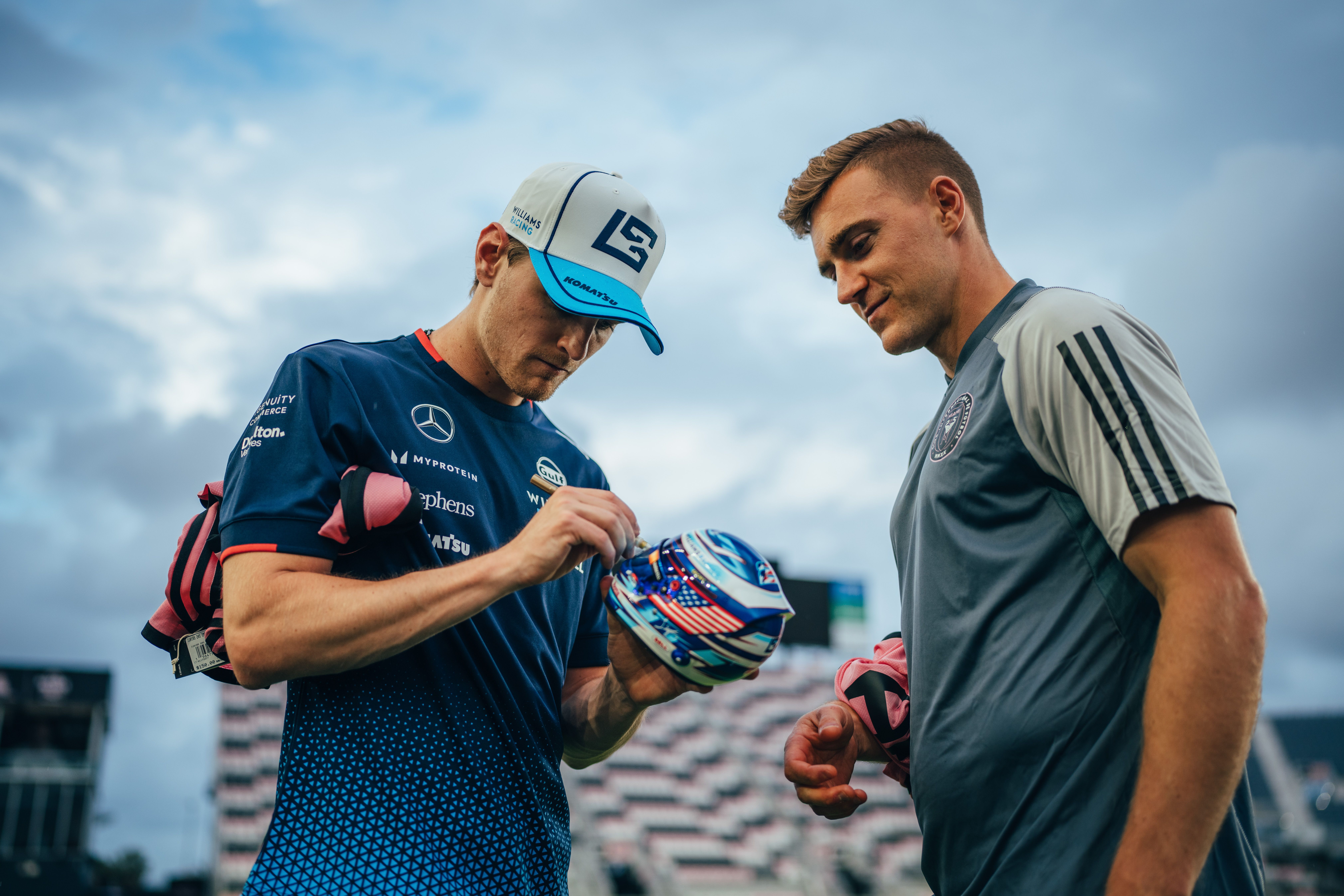 And he was more than happy to sign, check out the full vid on our 'Videos' tab.