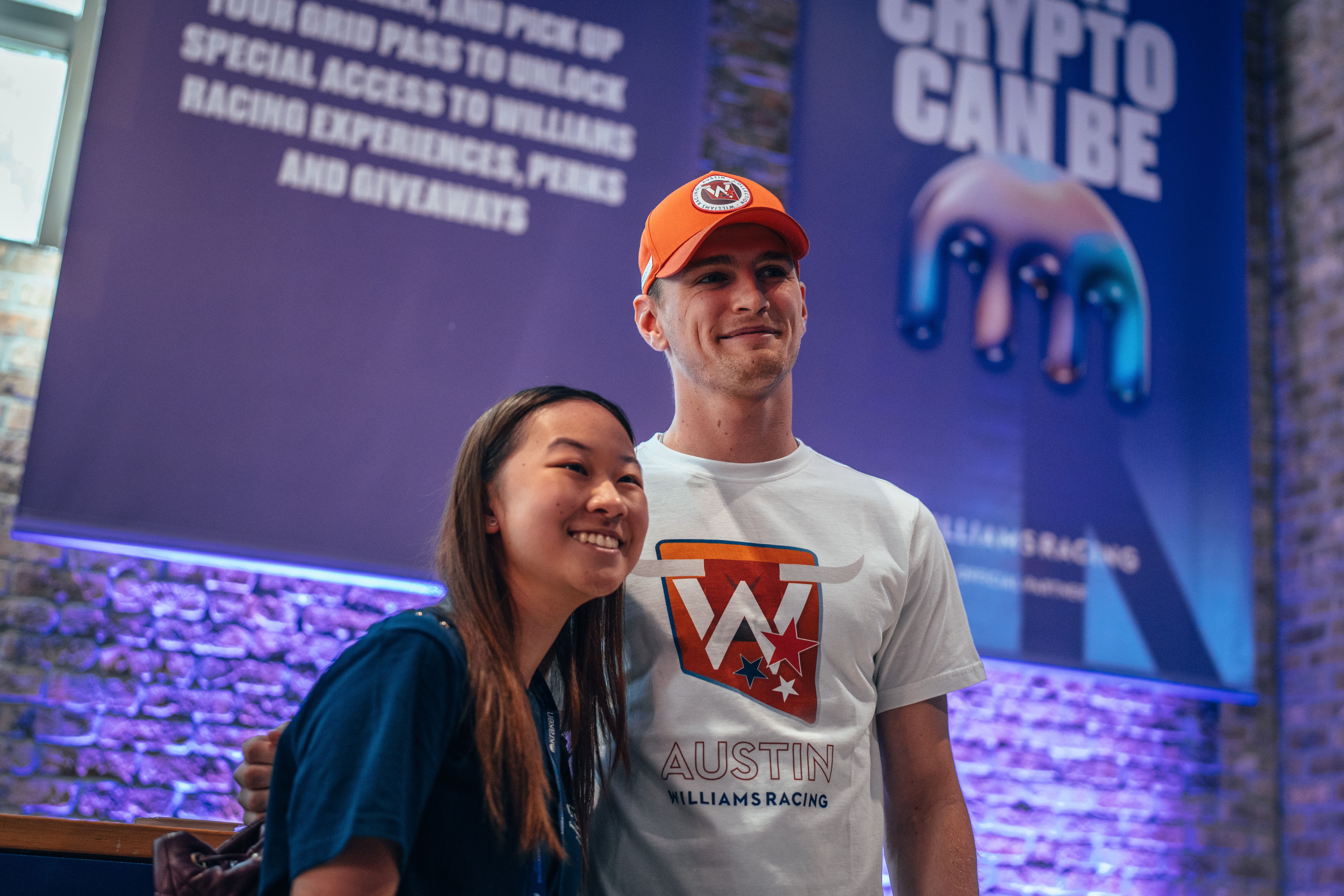 Our home favourite meets the fans.