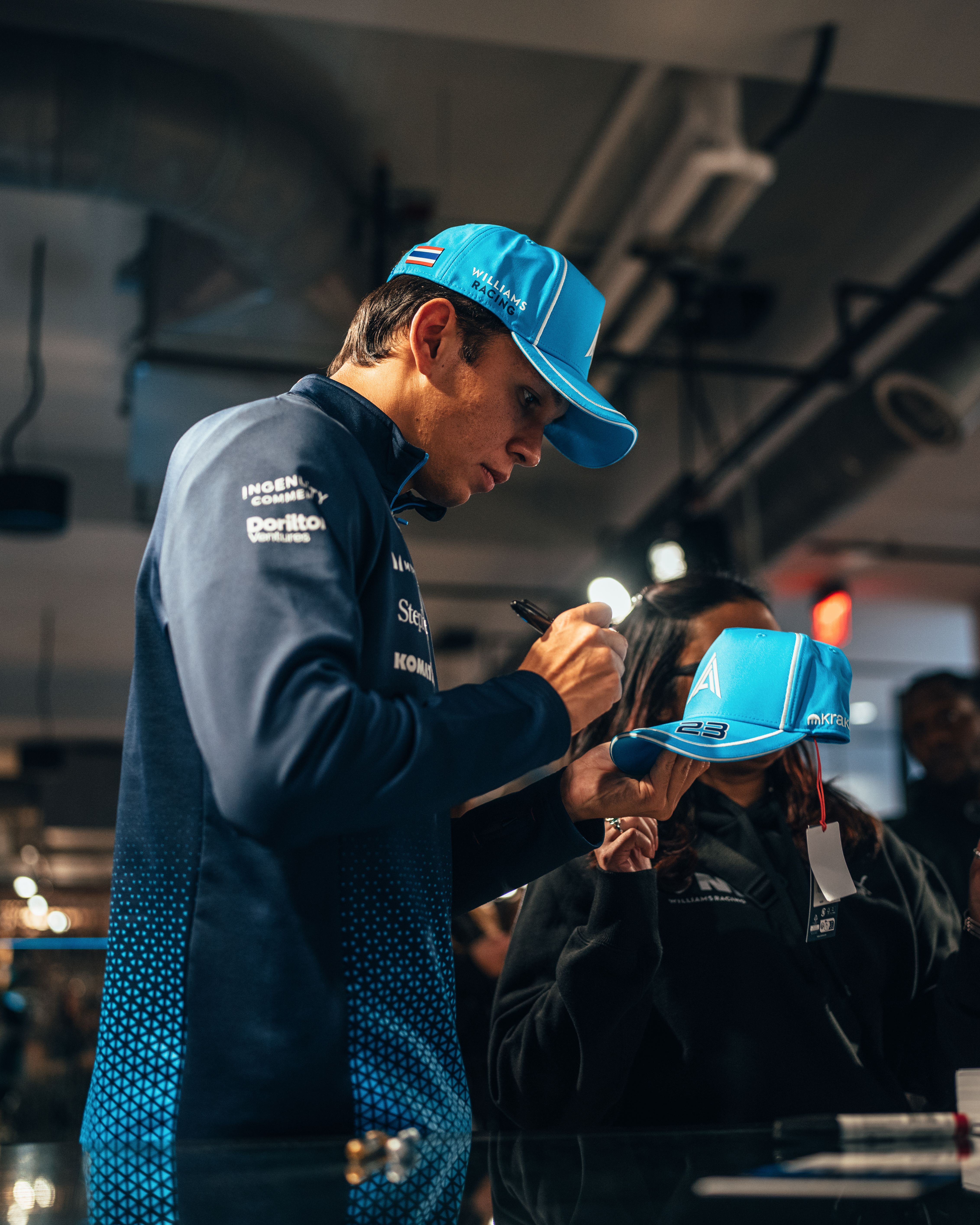 Getting that all important signature.