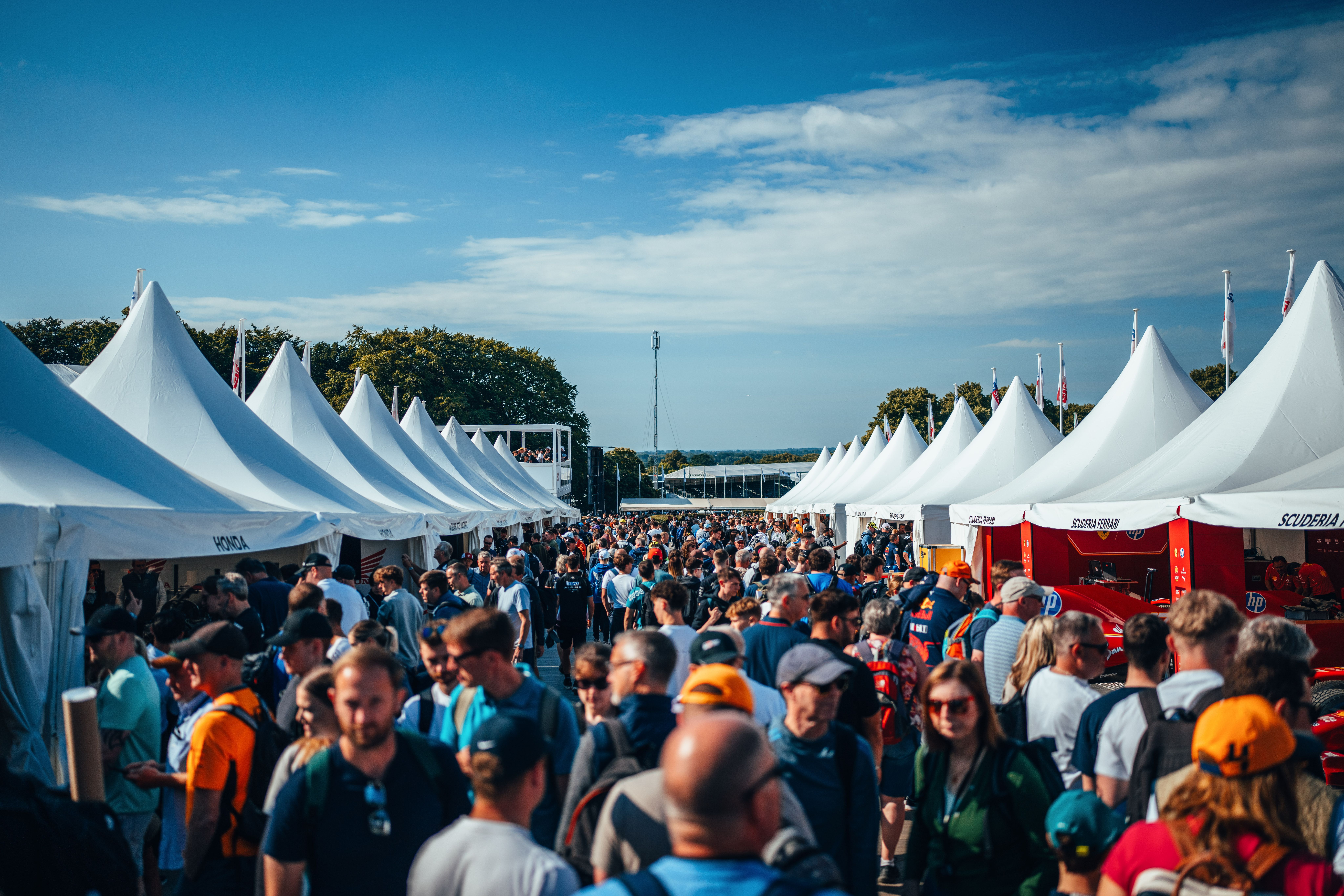 So many people flock to the Festival of Speed each year!