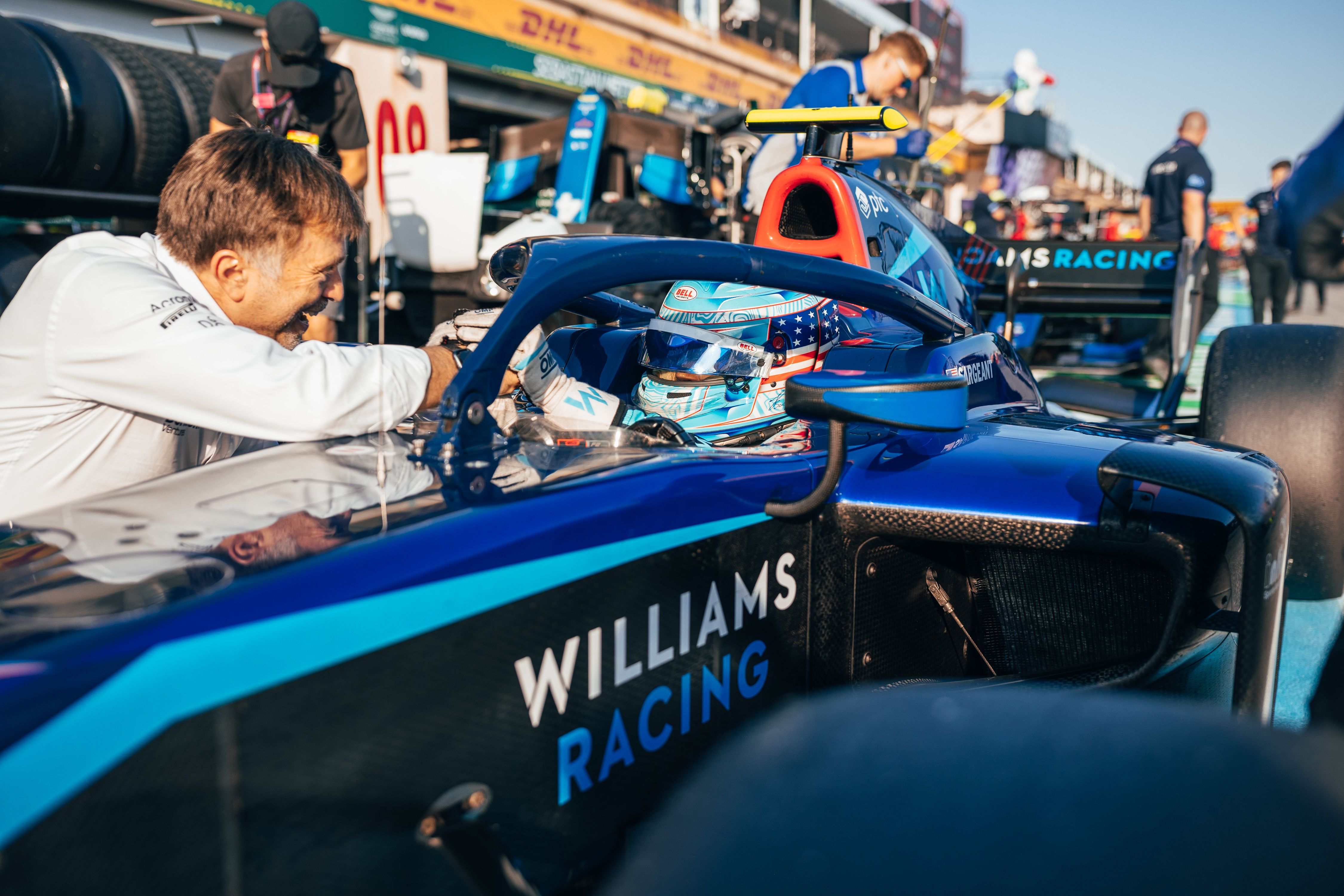 Friday wrapped up with Logan securing pole position