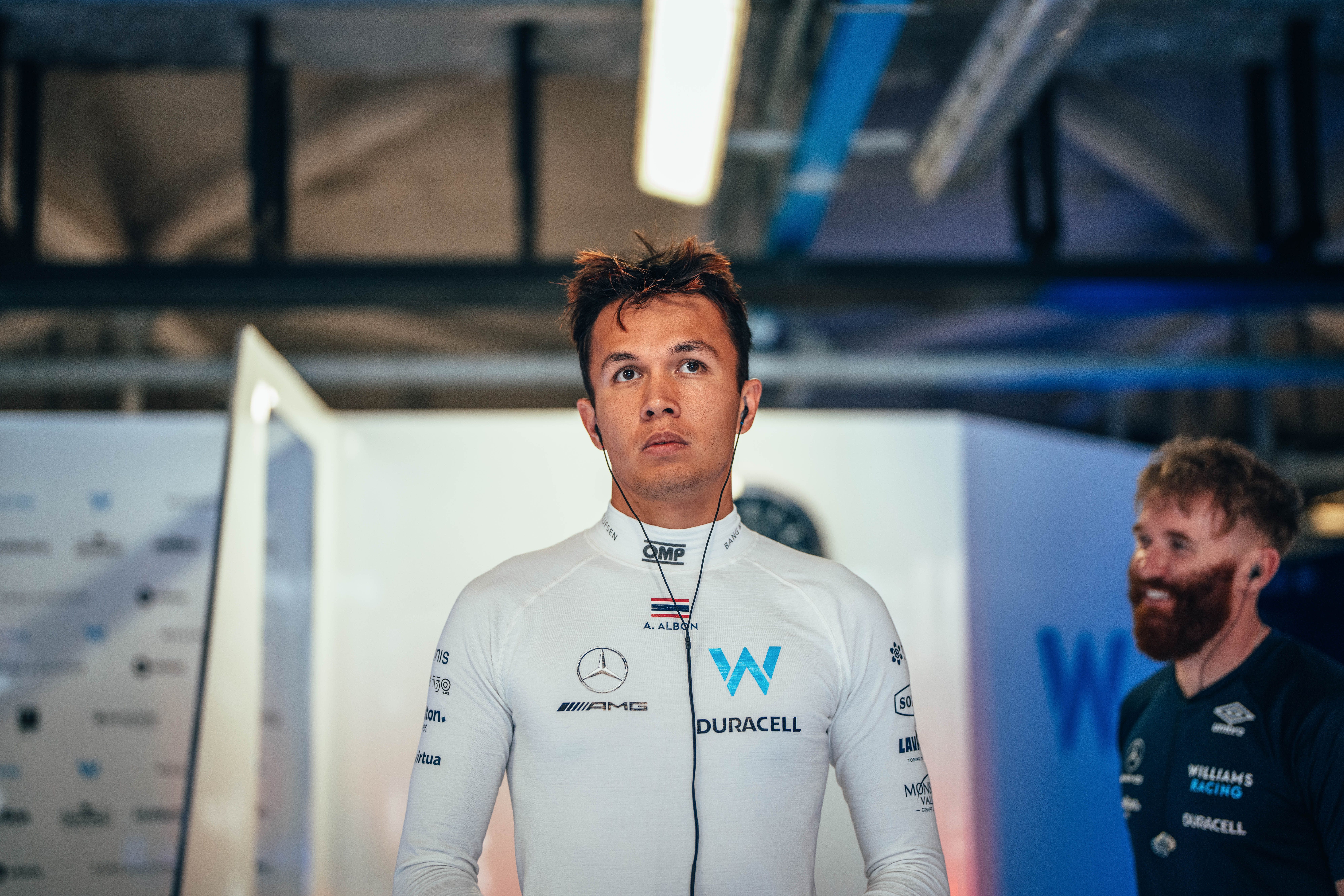 Full concentration for Alex for what would be his only day driving