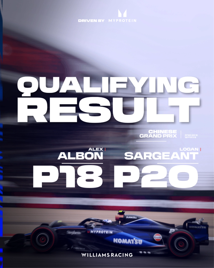 Sprint qualifying in China.