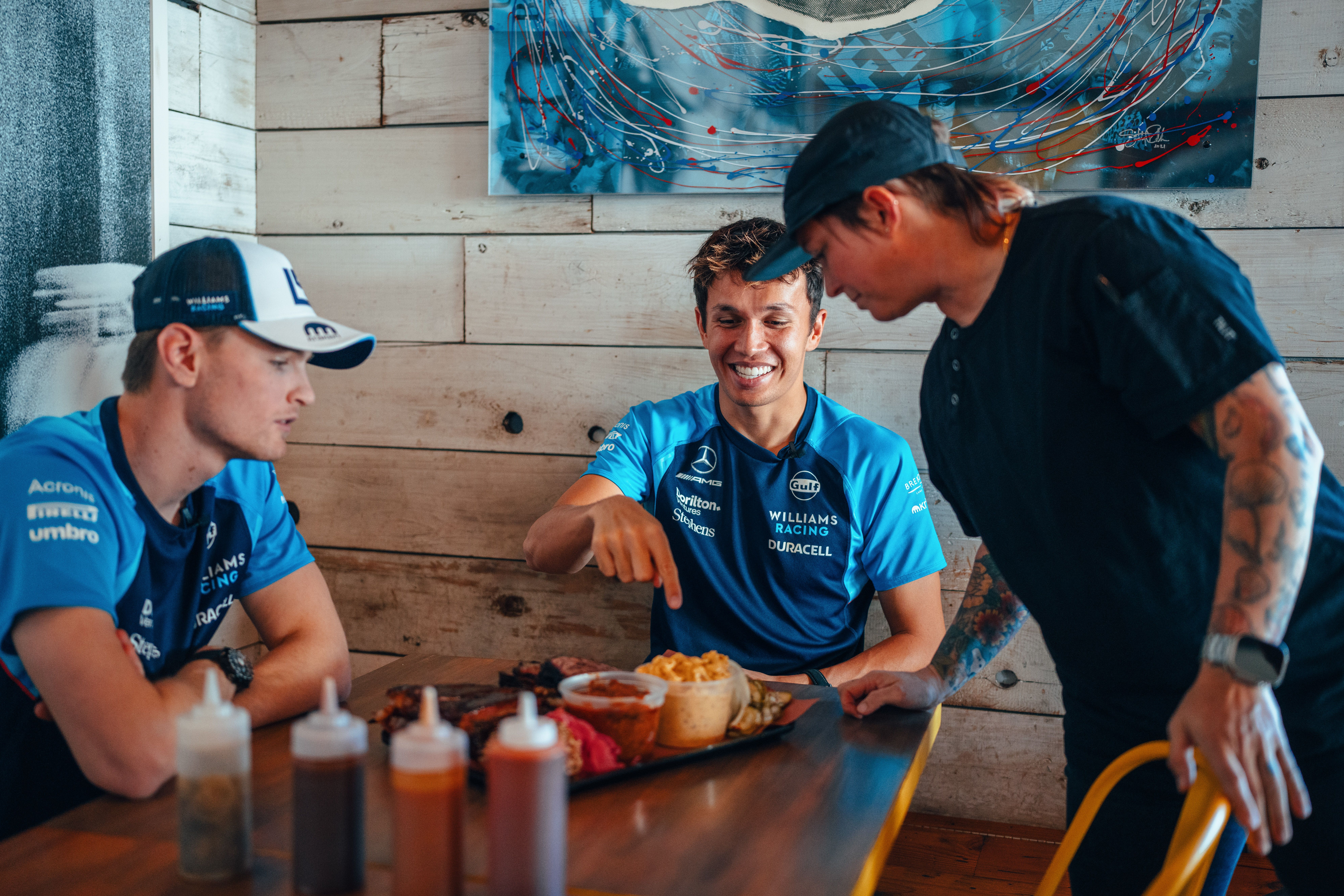 Logan is mesmerised. 