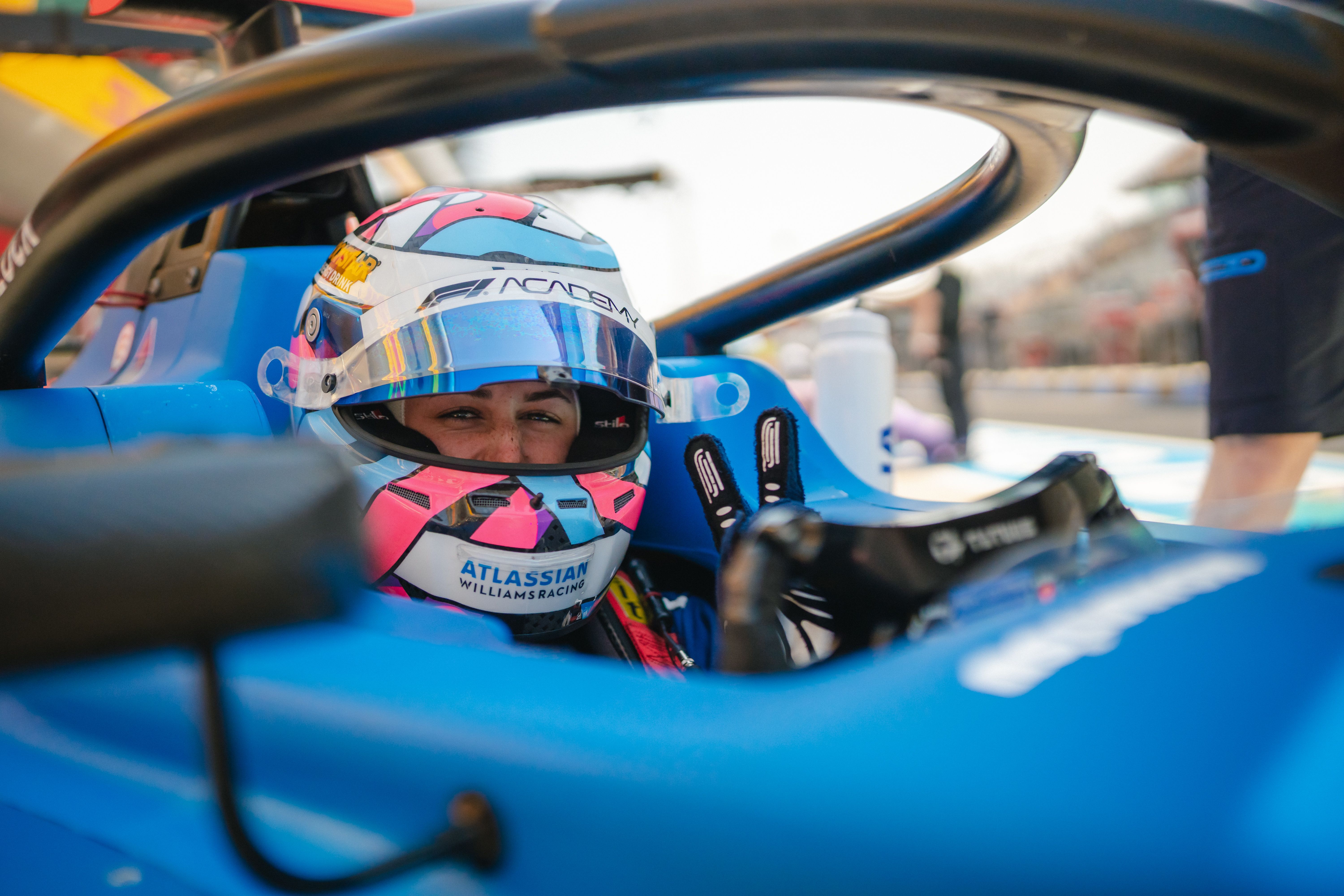 Lia was back in action in F1 Academy, scoring points after starting in last place