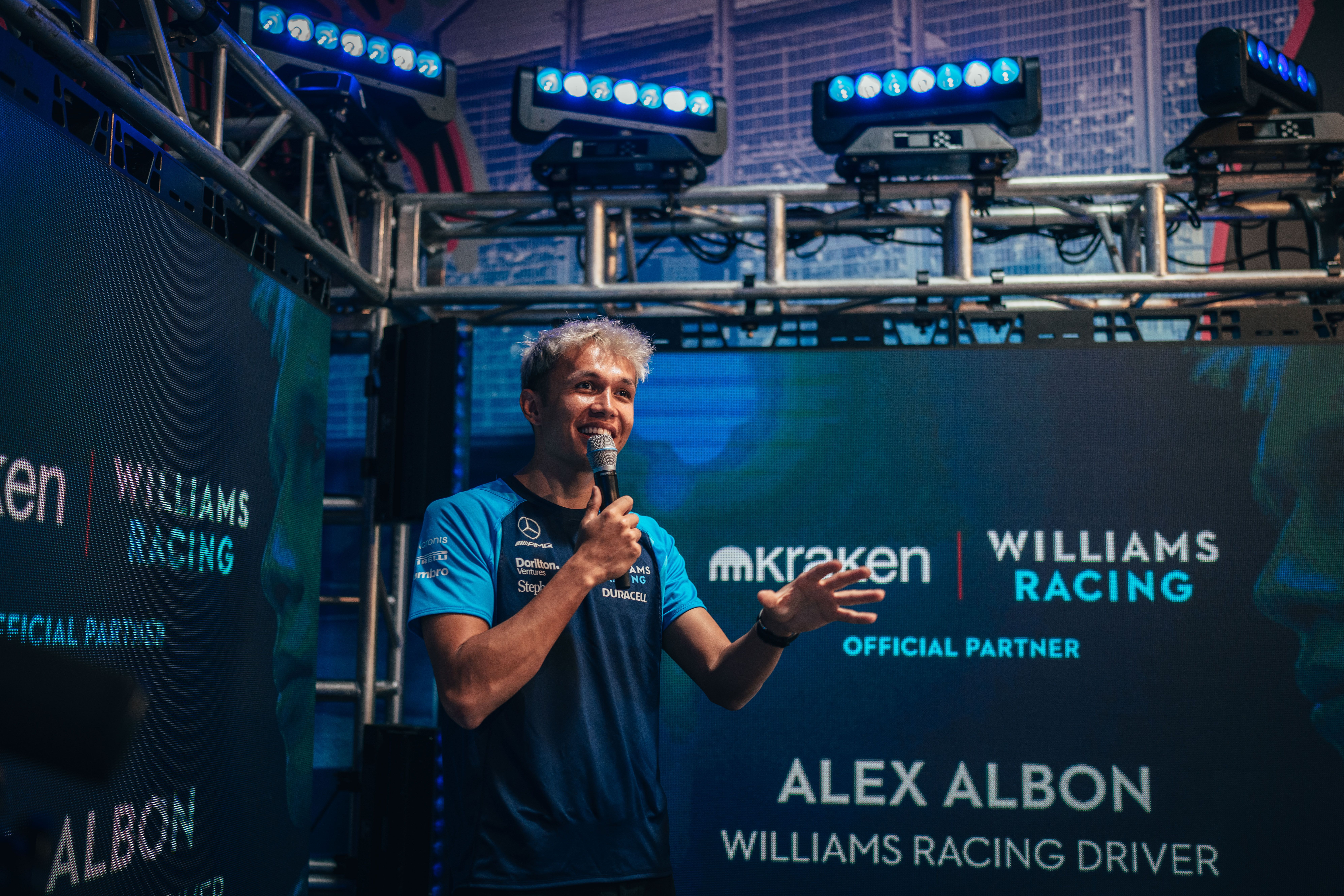 Alex took to the stage for a live Q&A, presented by Kraken.