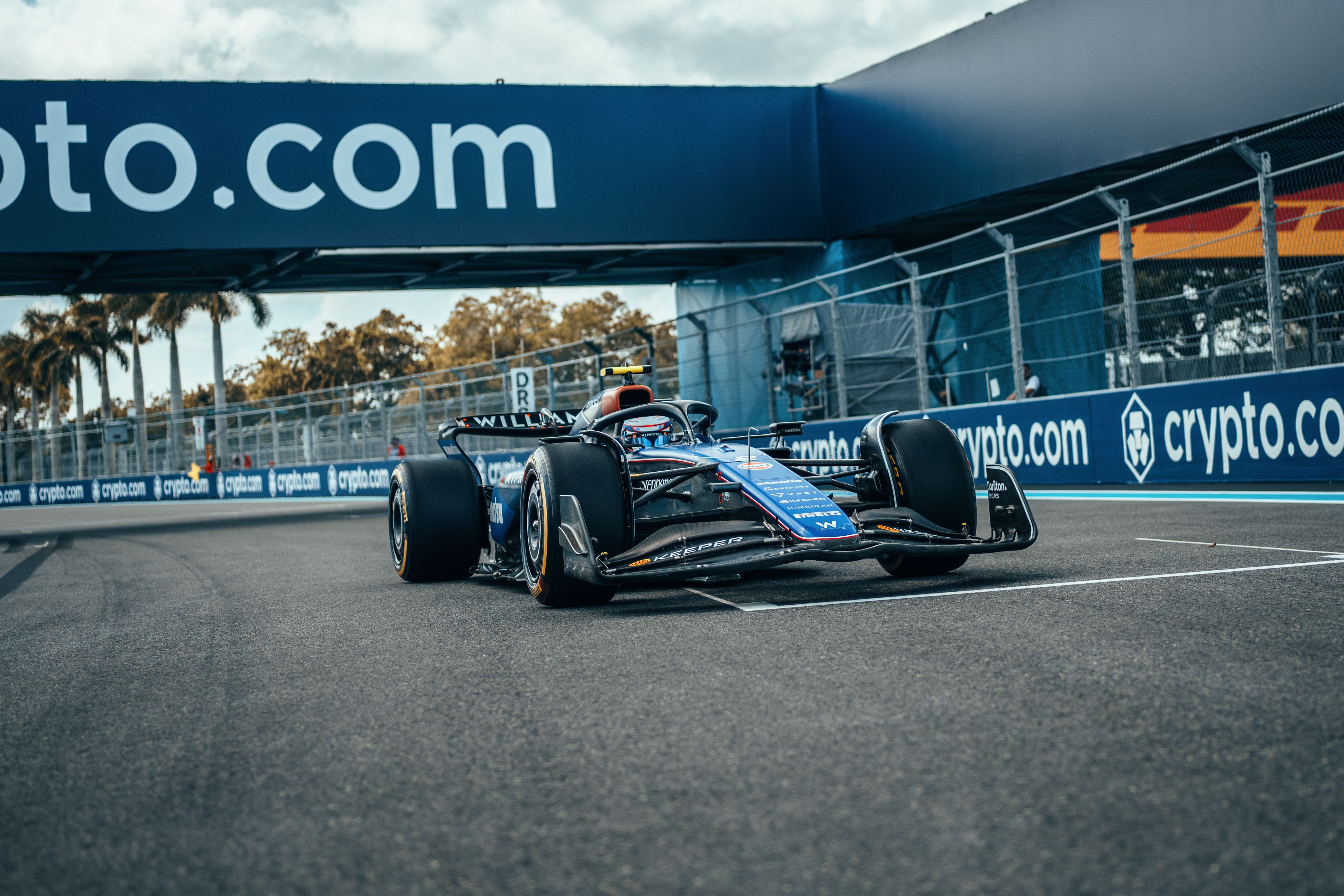 Arriving on the scene.