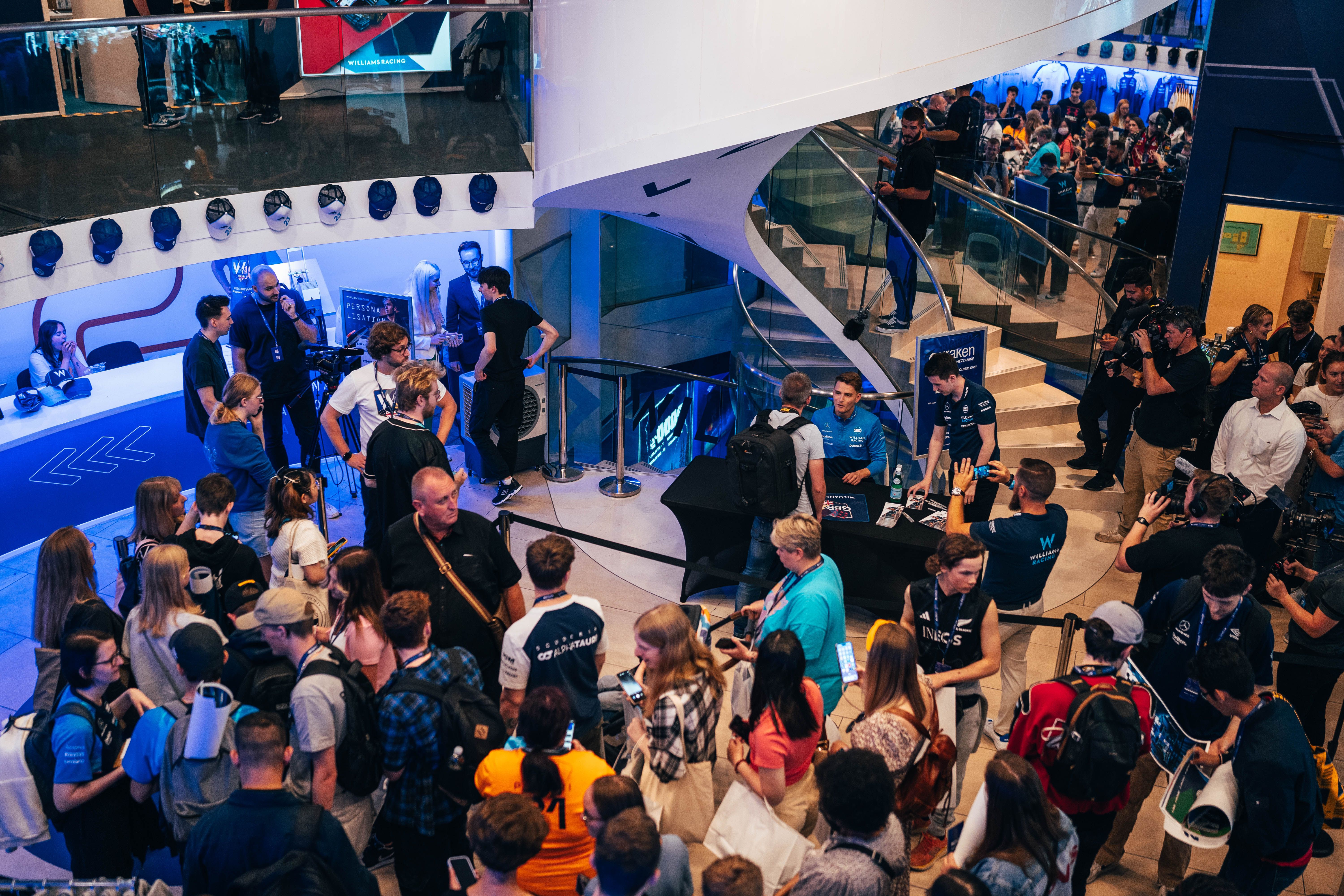 Plenty of fans for Logan to meet.