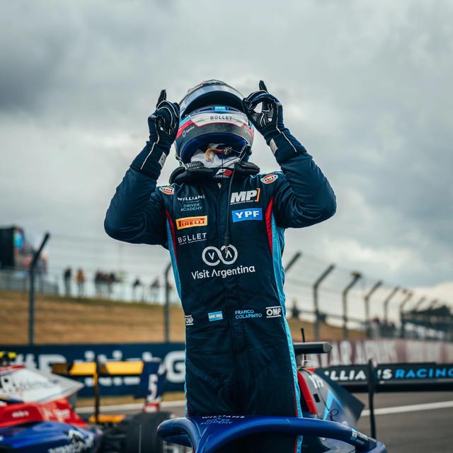 Silverstone brought an emotional sprint race victory for Franco and his MP Motorsport team.