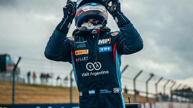 An emotional victory for Franco and his MP Motorsport team.