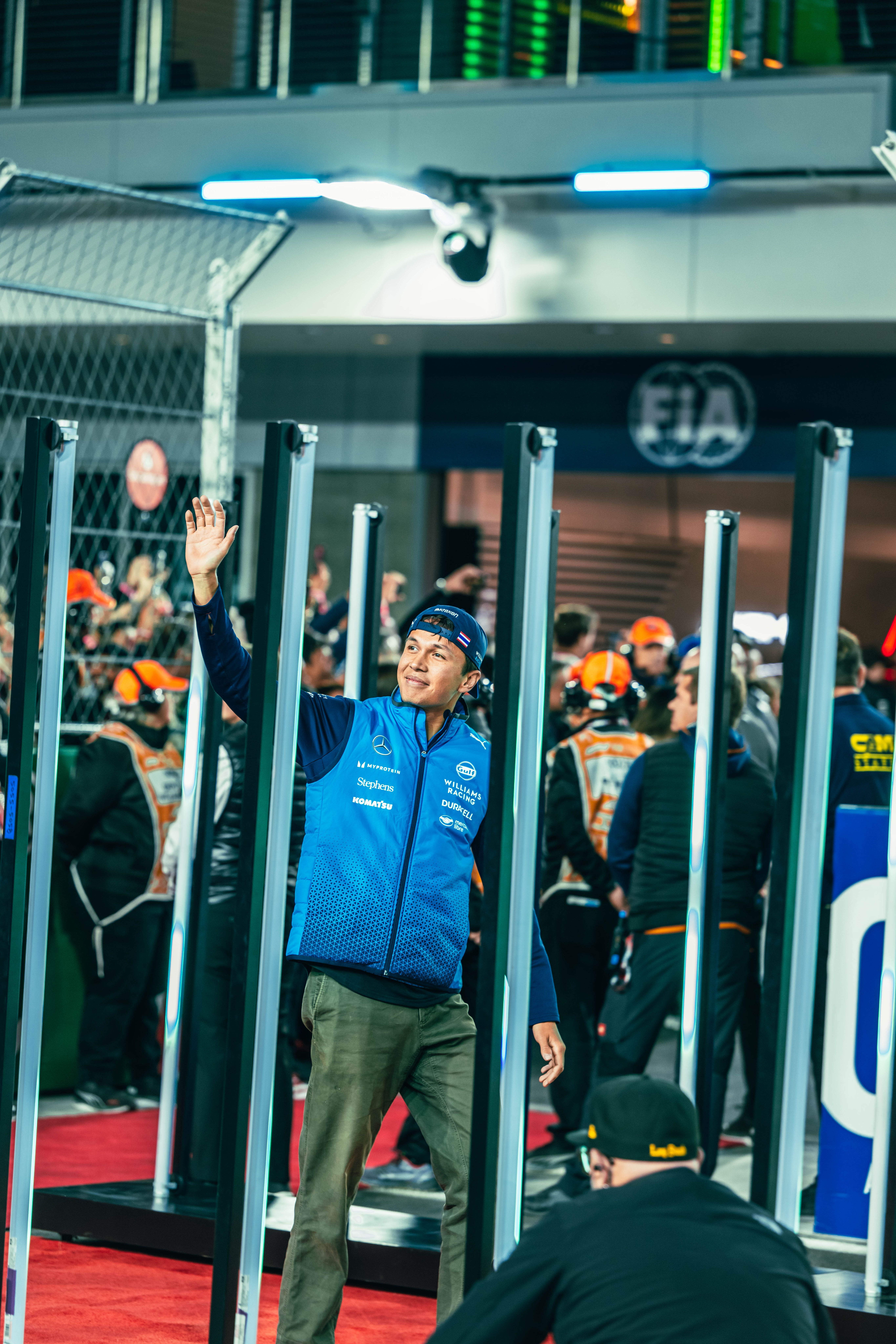 "Two-time podium finisher, Thailand's Alex ALBOOOON"