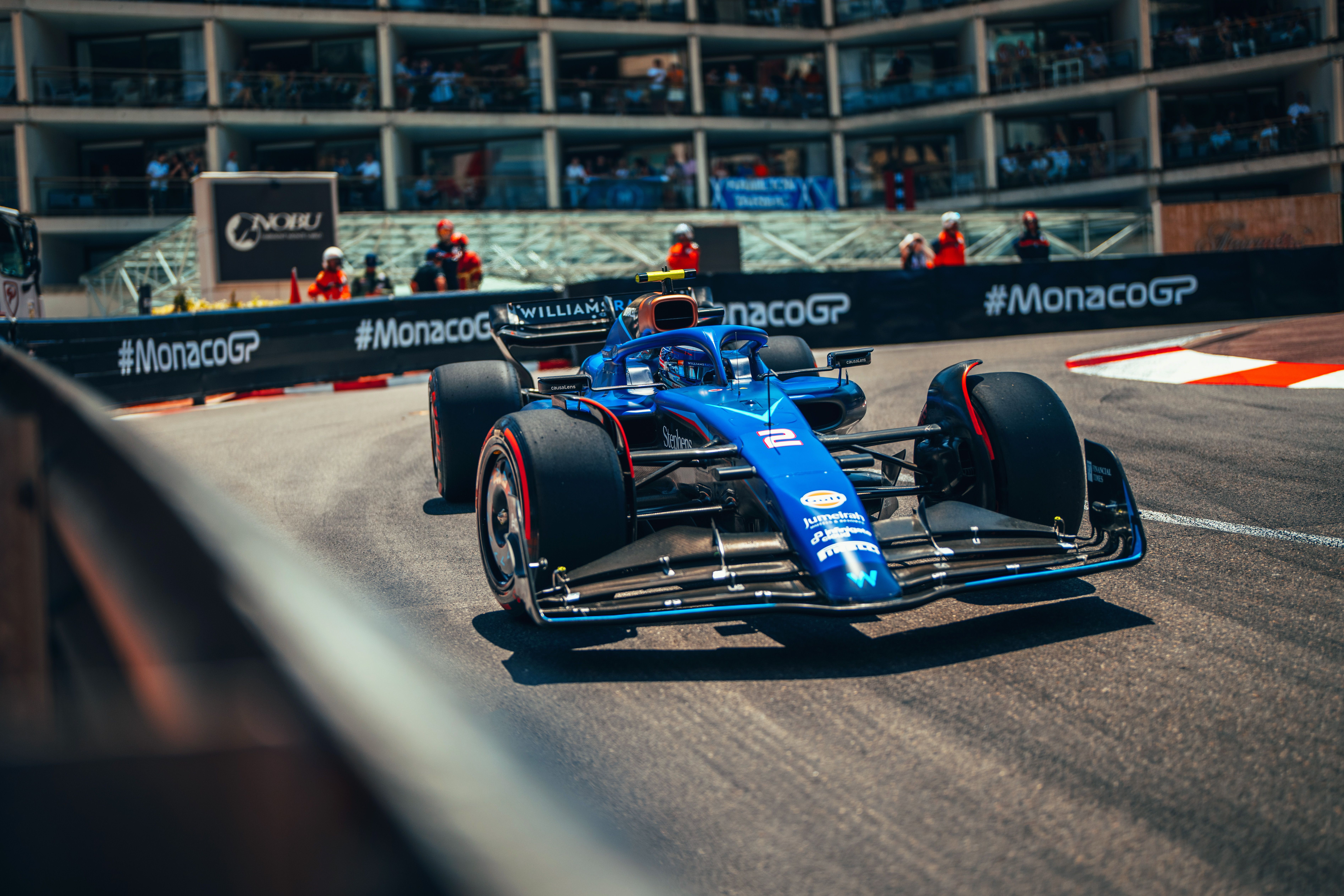The barriers are always so close in Monaco.