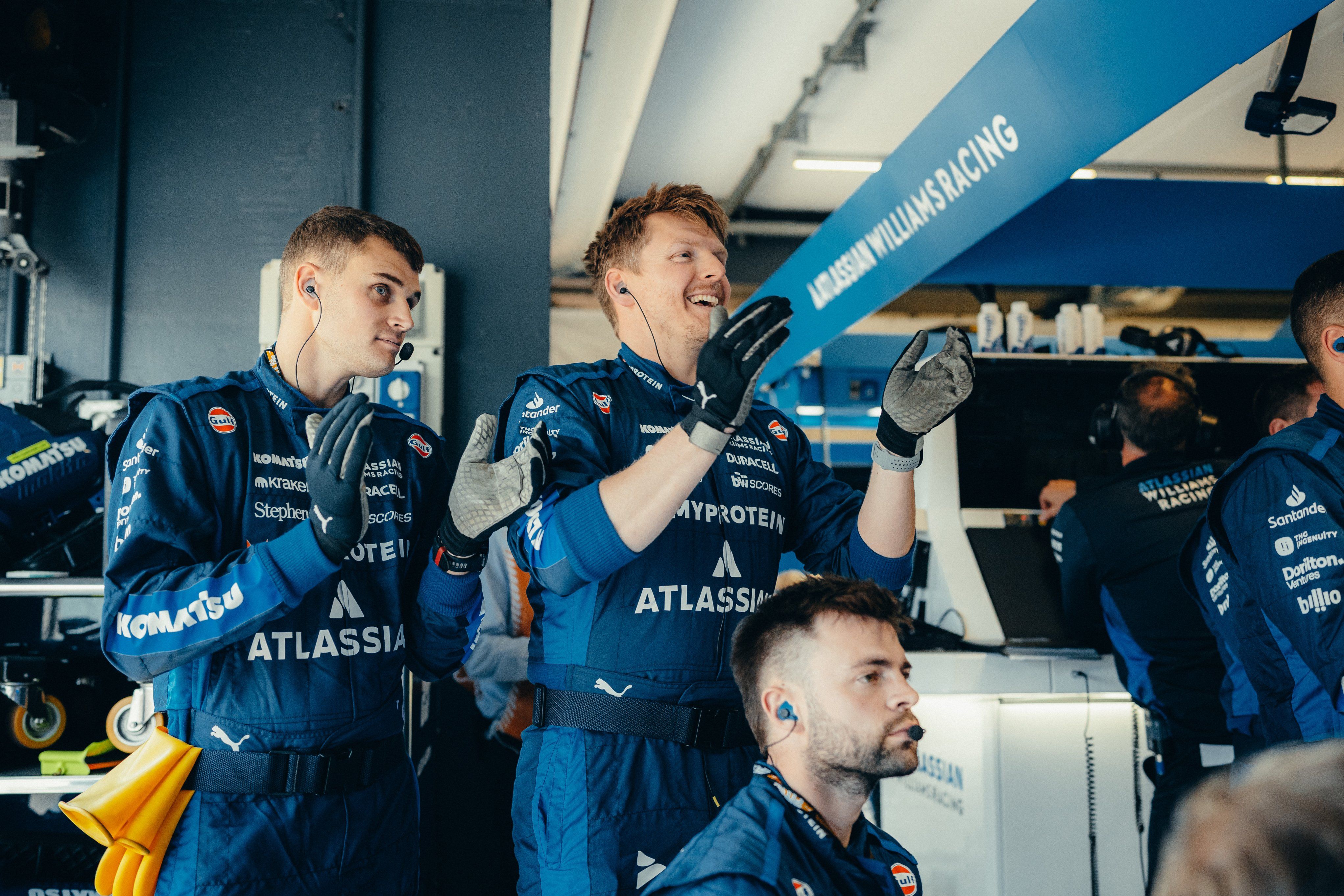 Applauding another double score 