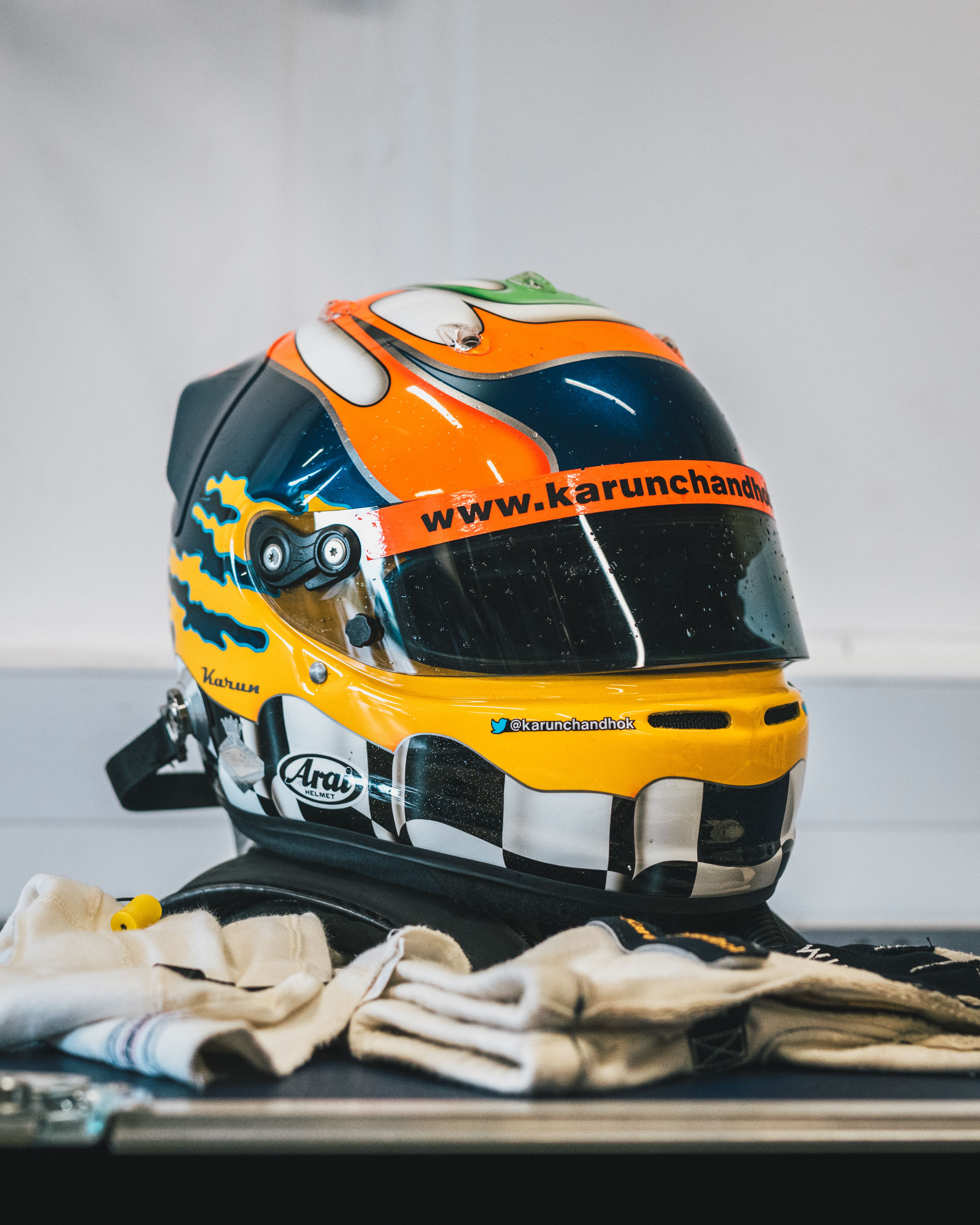 Karun’s tools of the trade.