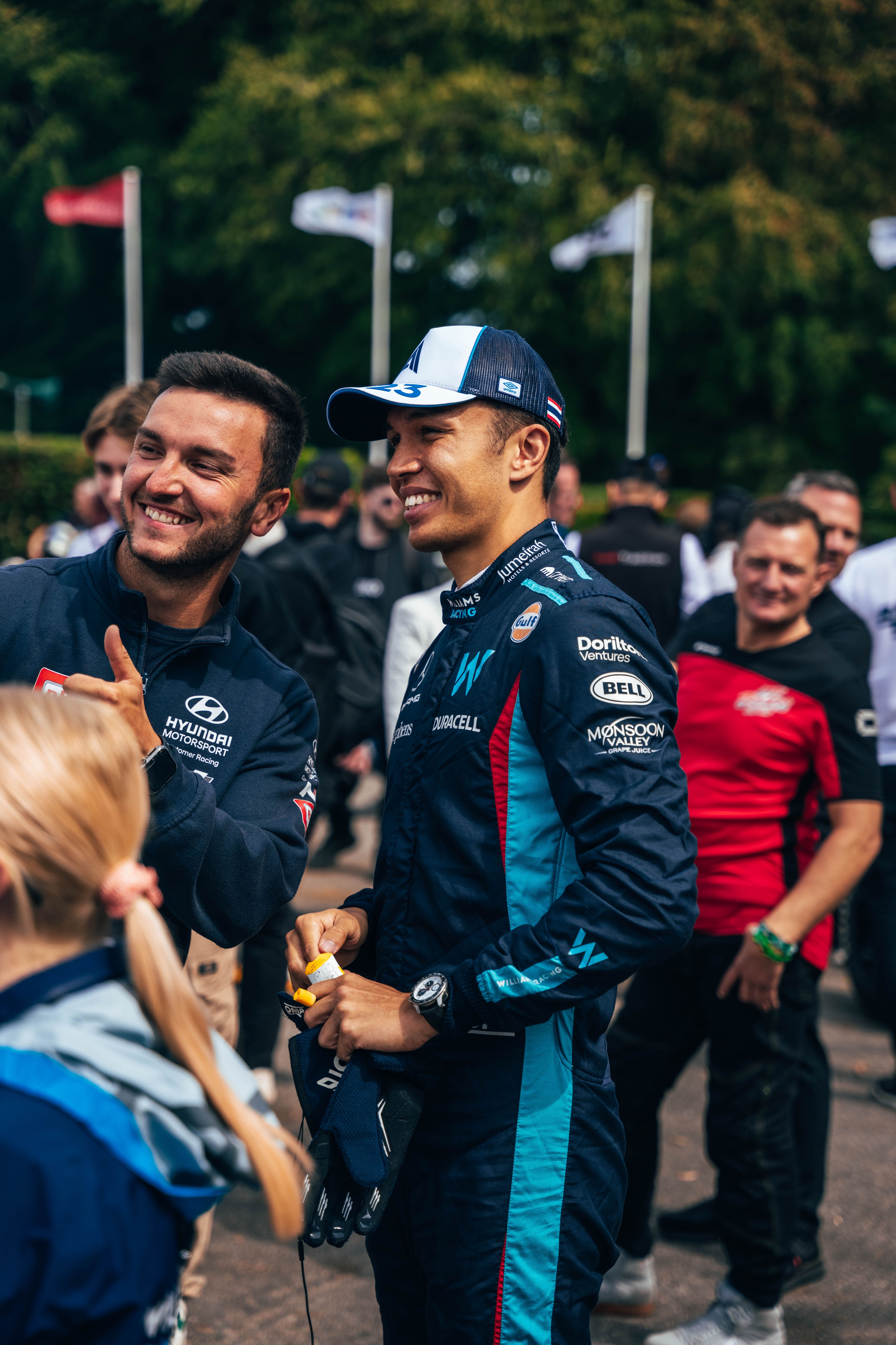 Alex was also around on Sunday, meeting and greeting with the thousands of fans who flocked to the event.