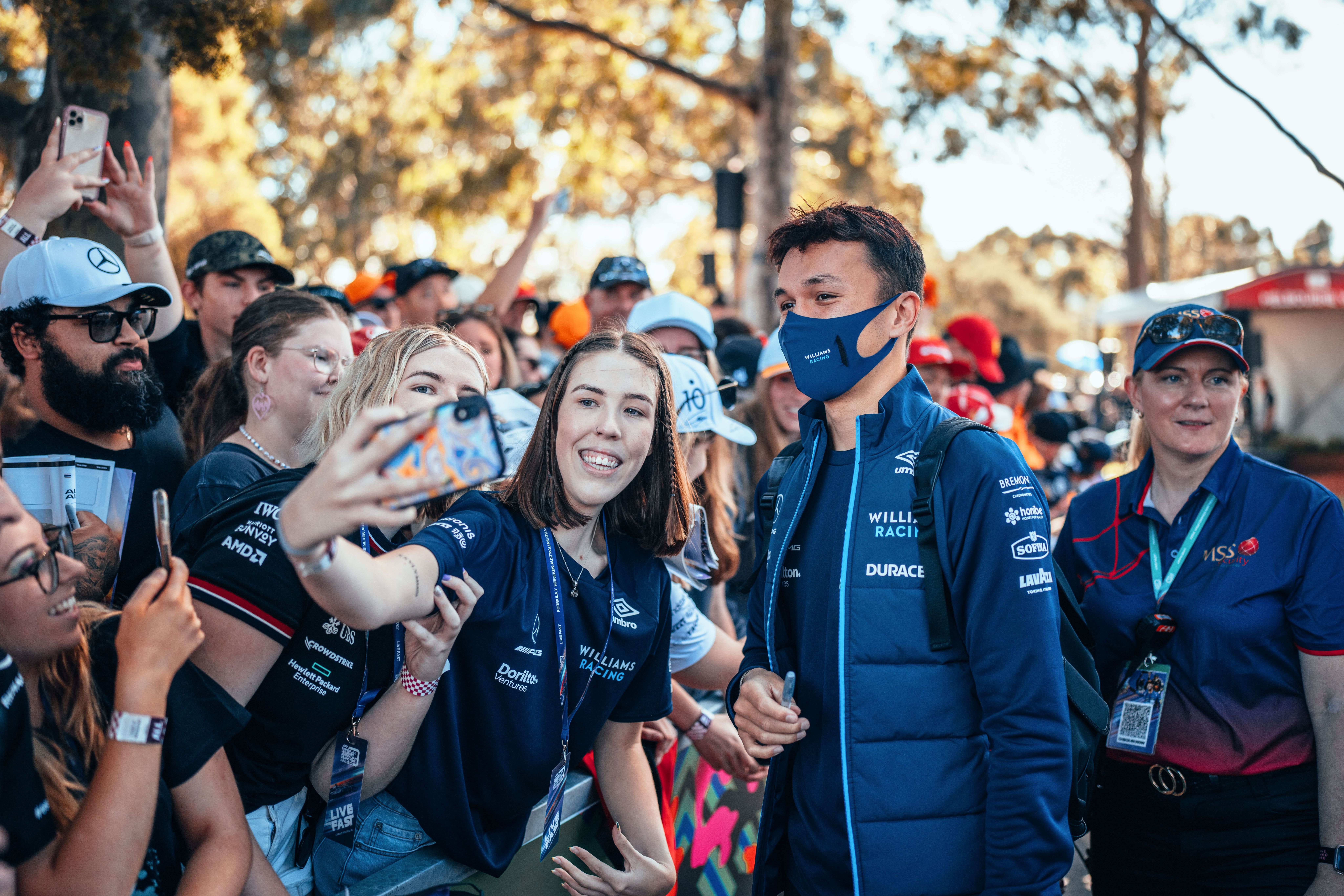 Alex’s 2022 Australian Grand Prix started how they always do, with a stroll down the Melbourne Walk.