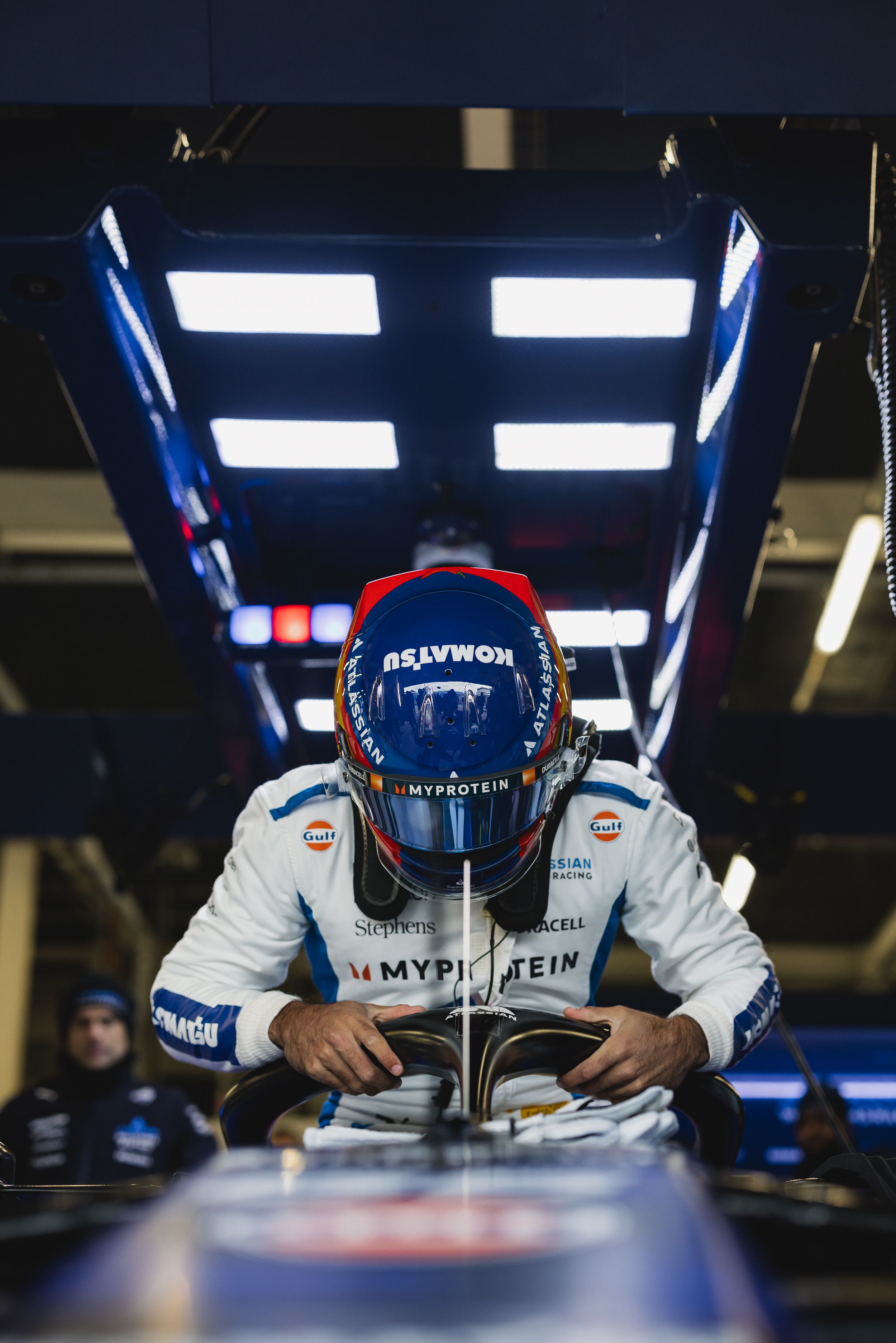 Getting comfortable.