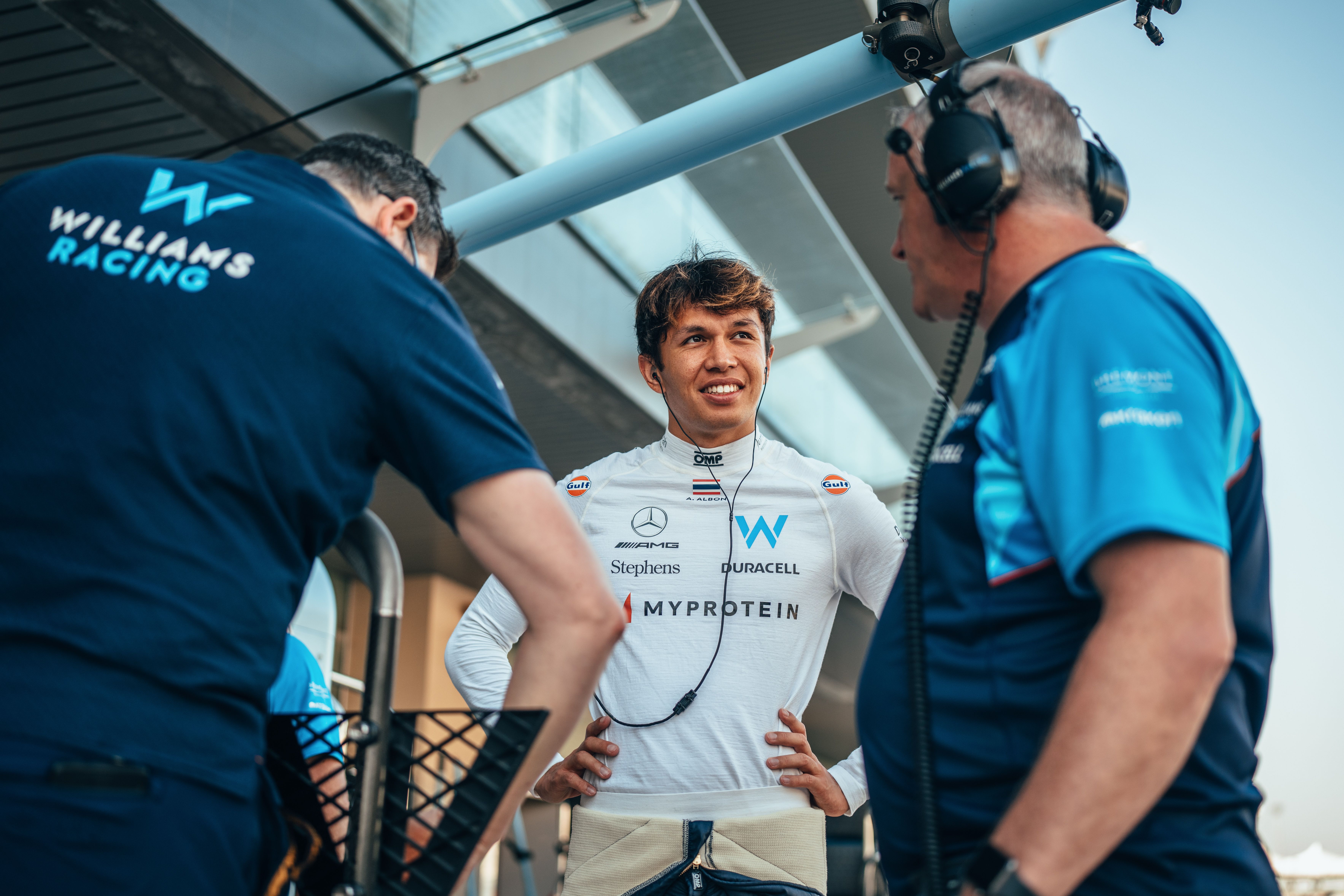 Alex was behind the wheel of his FW45 first half of the day.