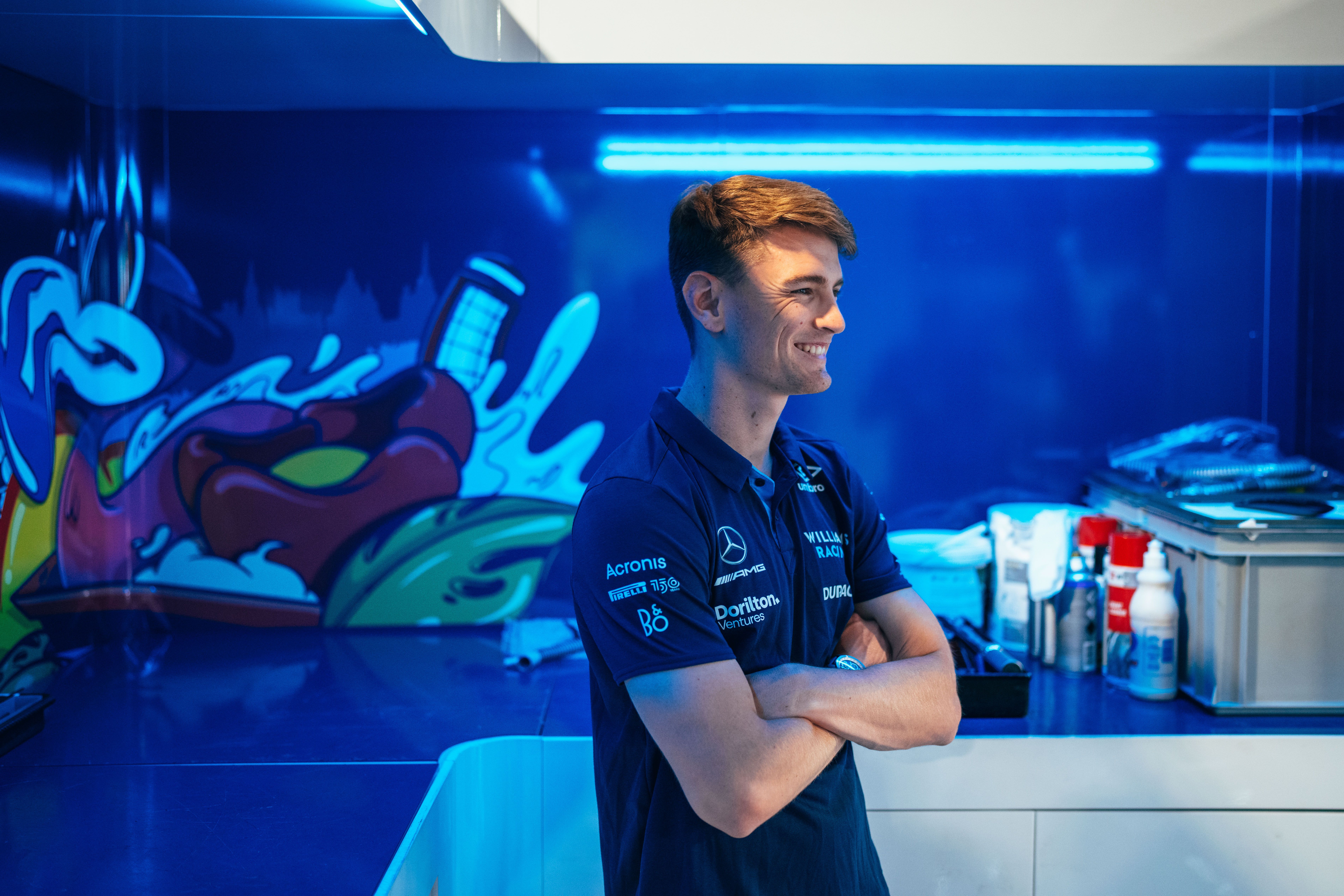 But he also got a first-hand experience of life in an F1 garage