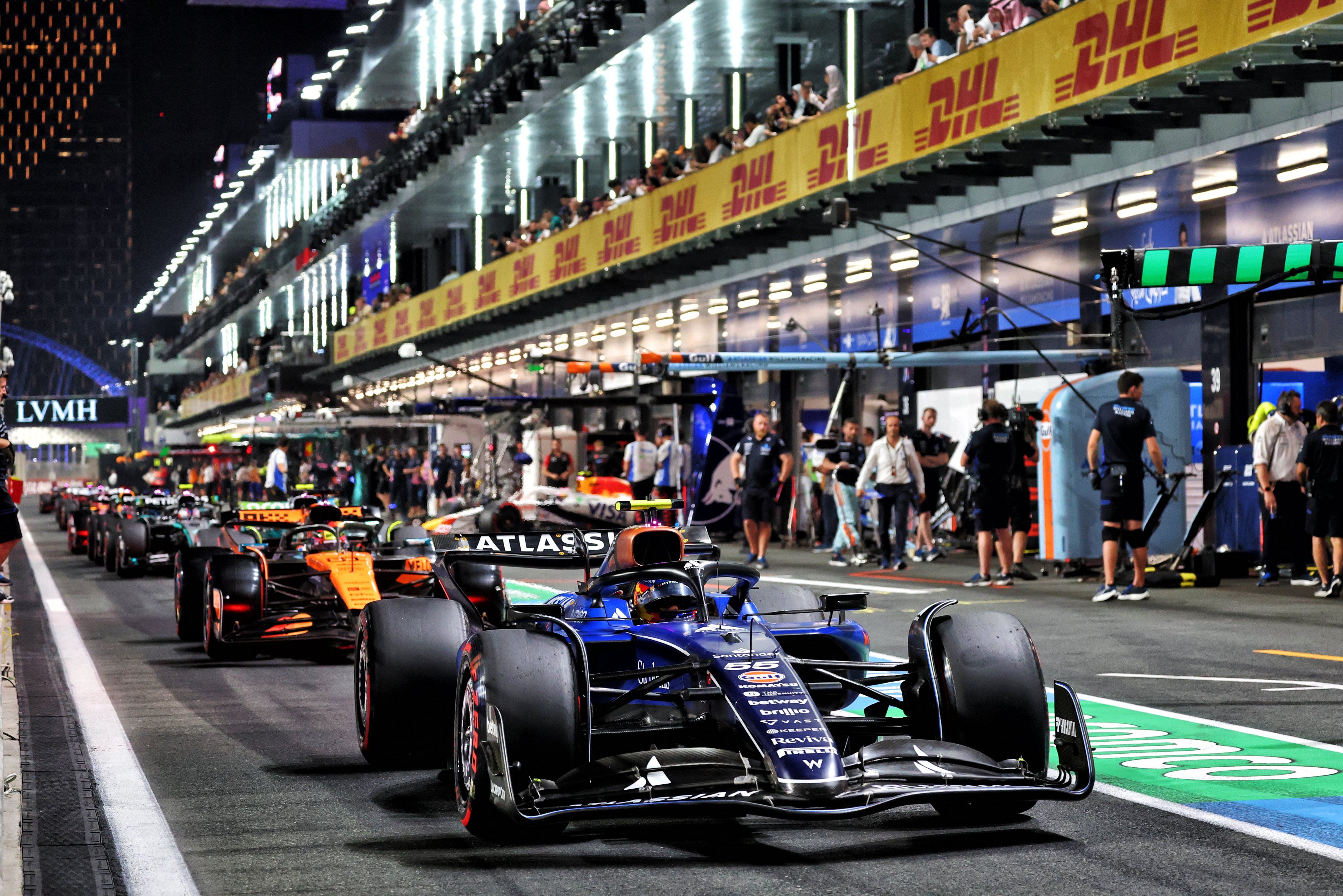 Carlos heads out for another run.