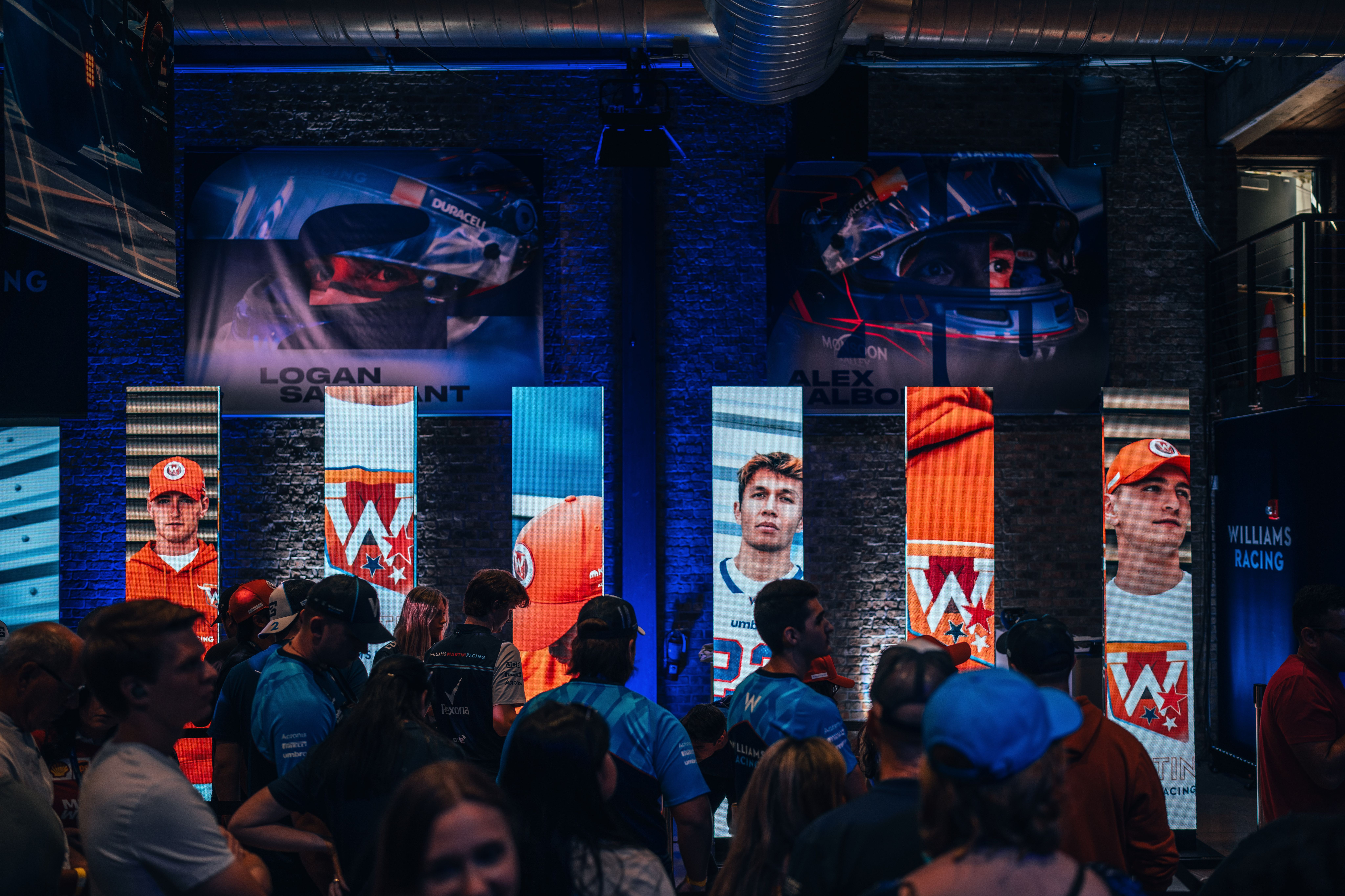 The crowd is building for our two driver appearances.