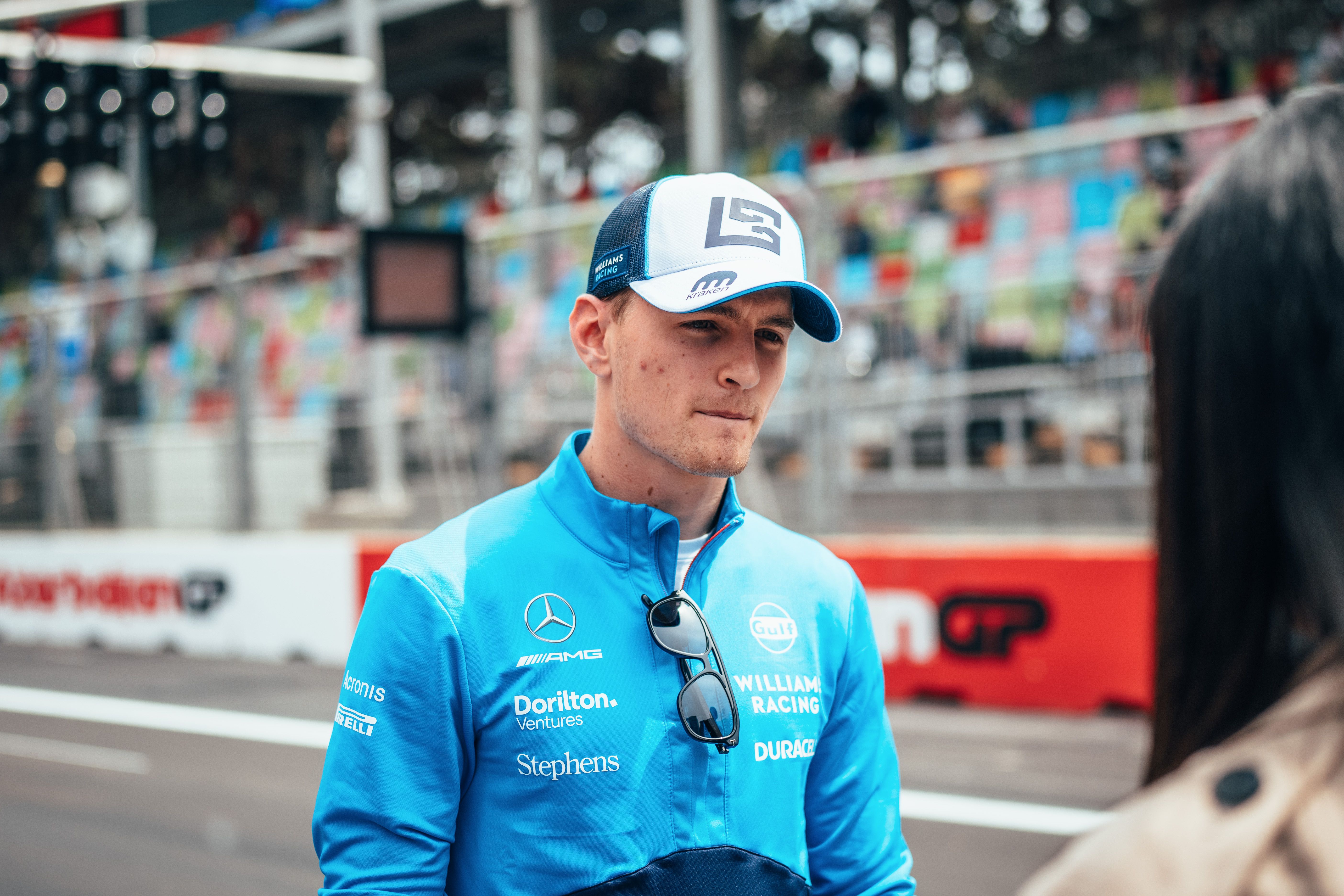 Logan was ready to experience his first racing laps of Baku in F1.