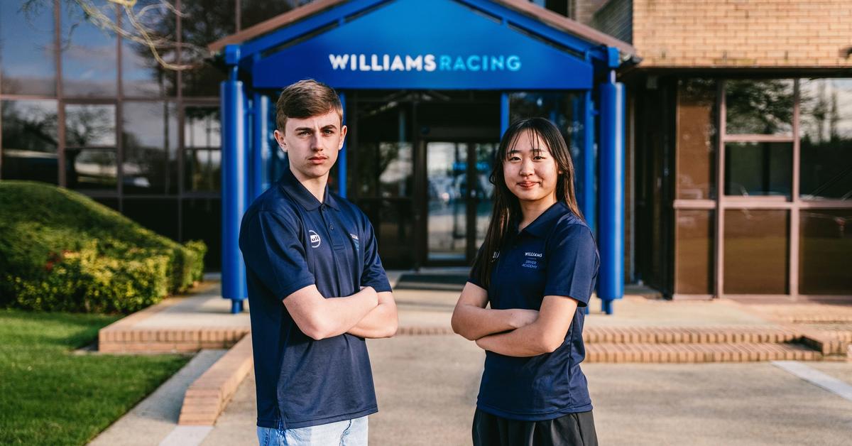 Alessandro Giusti and Sara Matsui join the Williams Racing Driver Academy