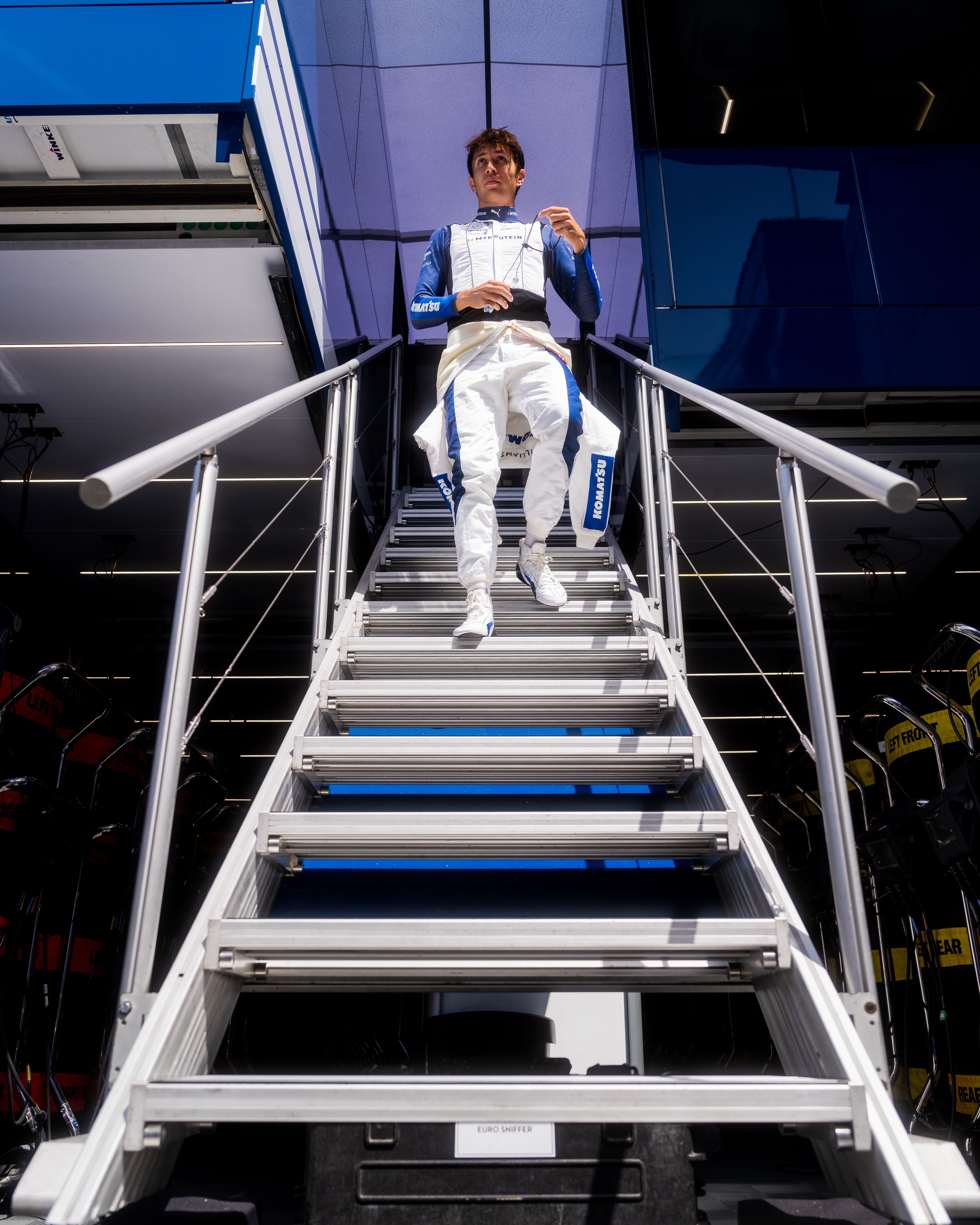 Arriving on the scene.