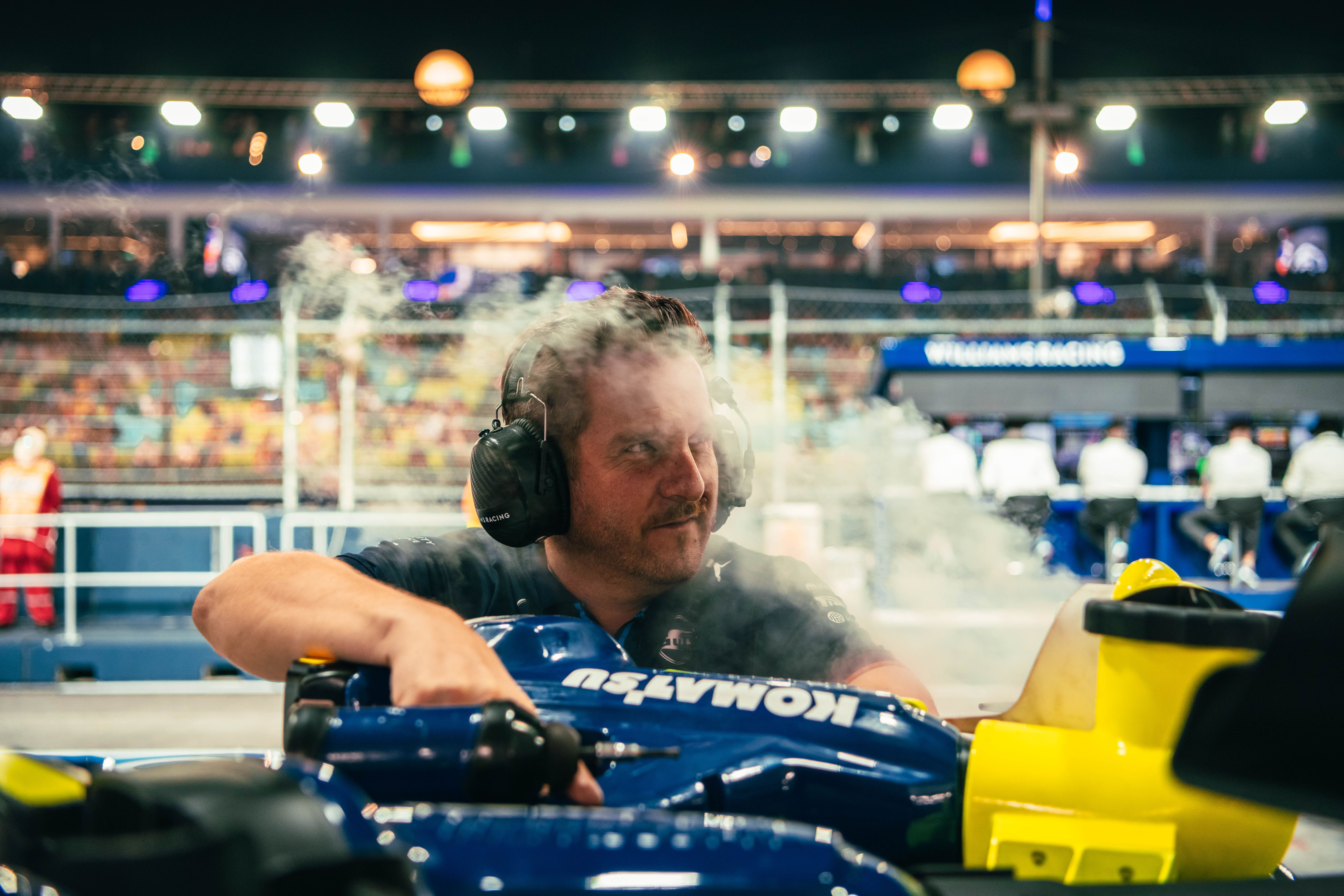 Trying to keep cool in the unrelenting heat.