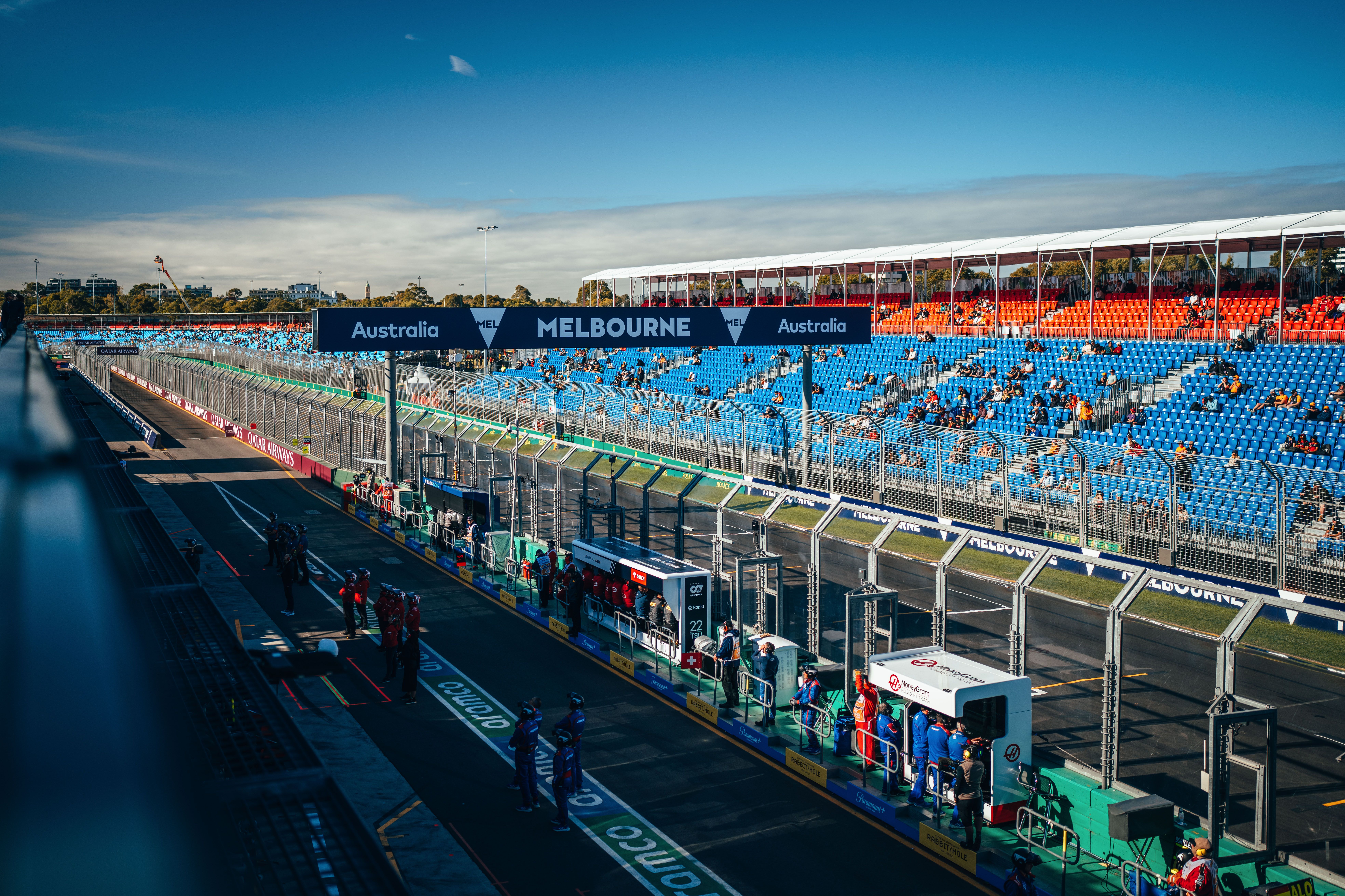 Race day in Melbourne and the sun is shining.