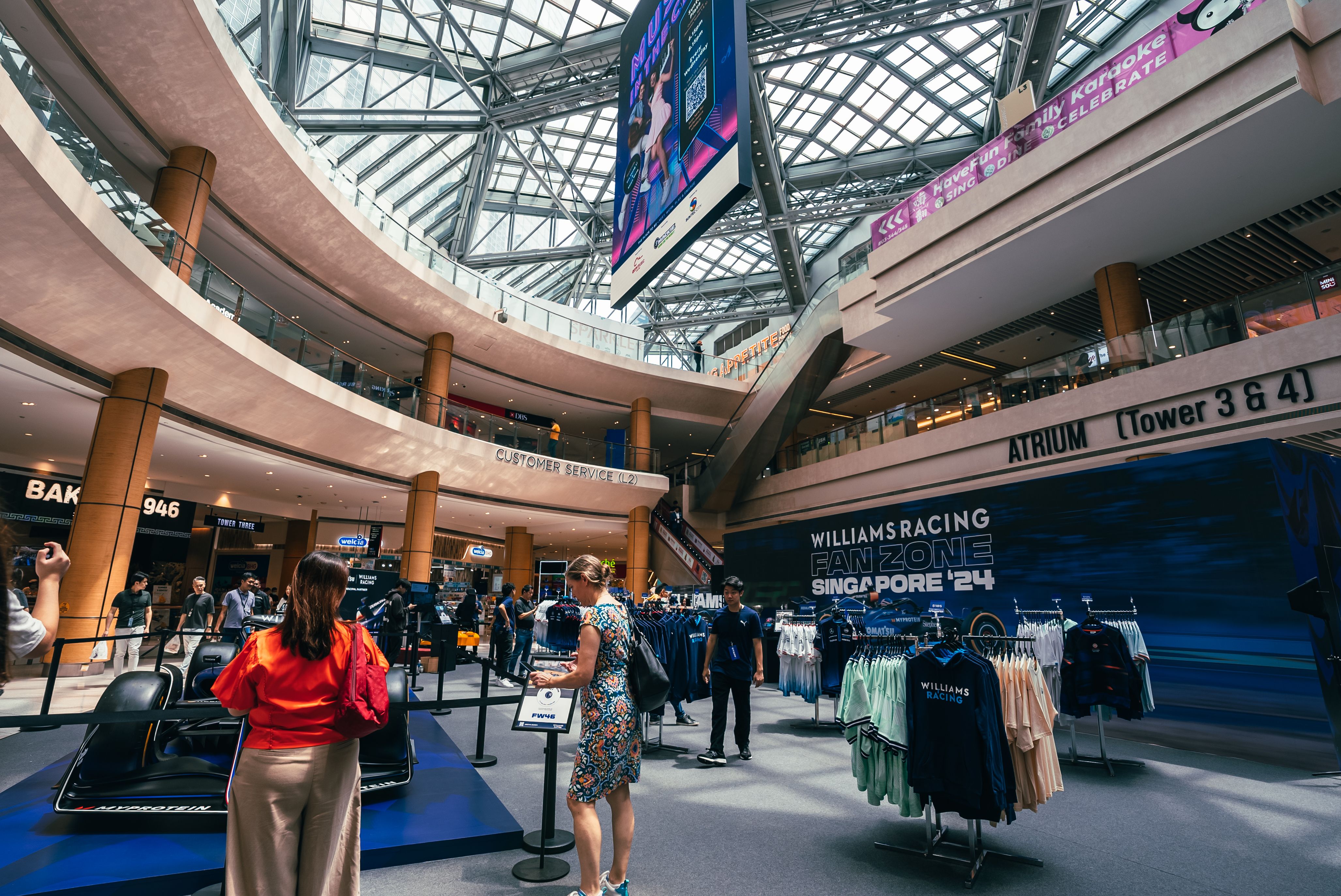 WATCH: A tour of the Williams Racing Singapore Fan Zone | Atlassian ...