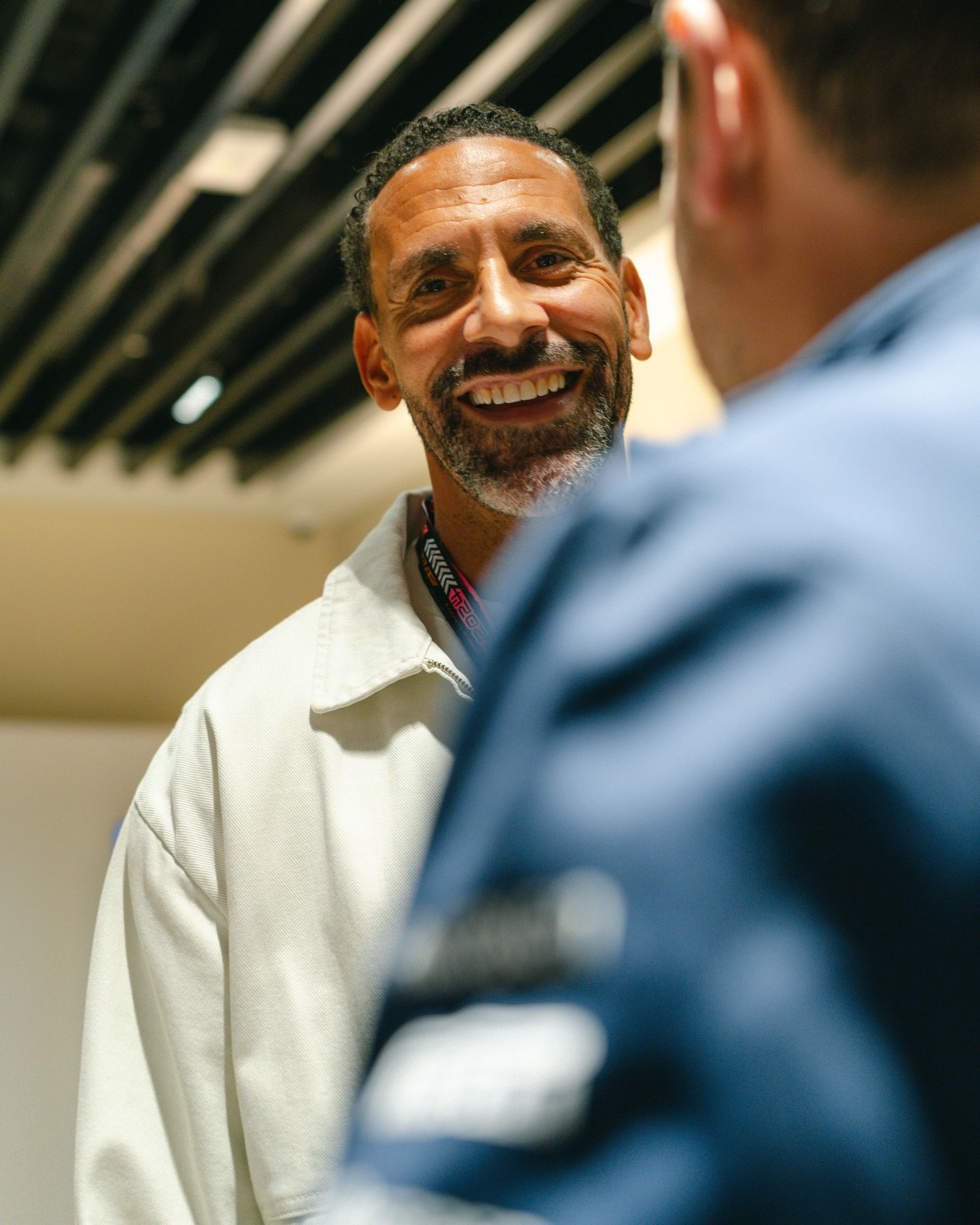 Williams Racing welcomed Rio Ferdinand to the garage.