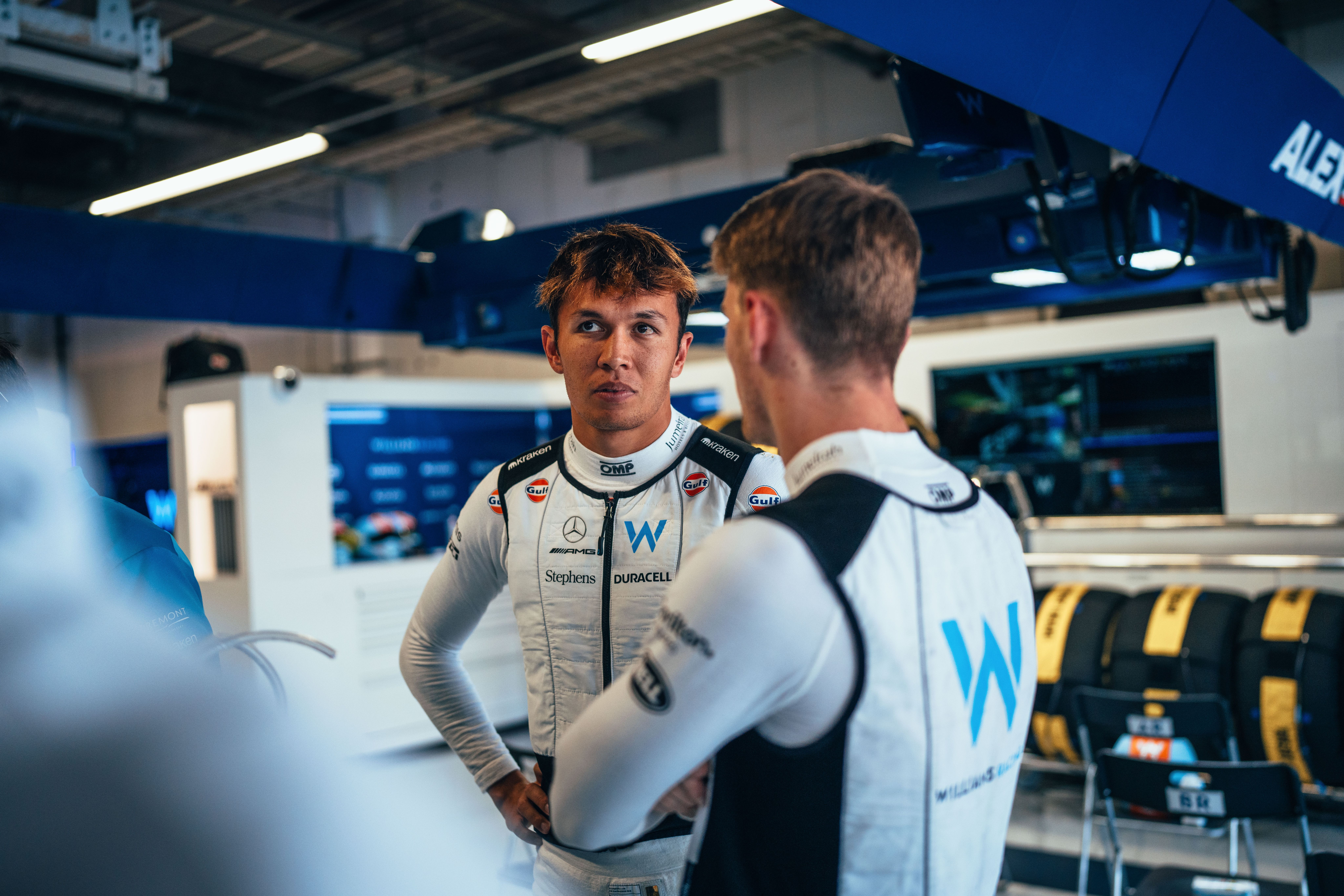 A pre-race catch-up.