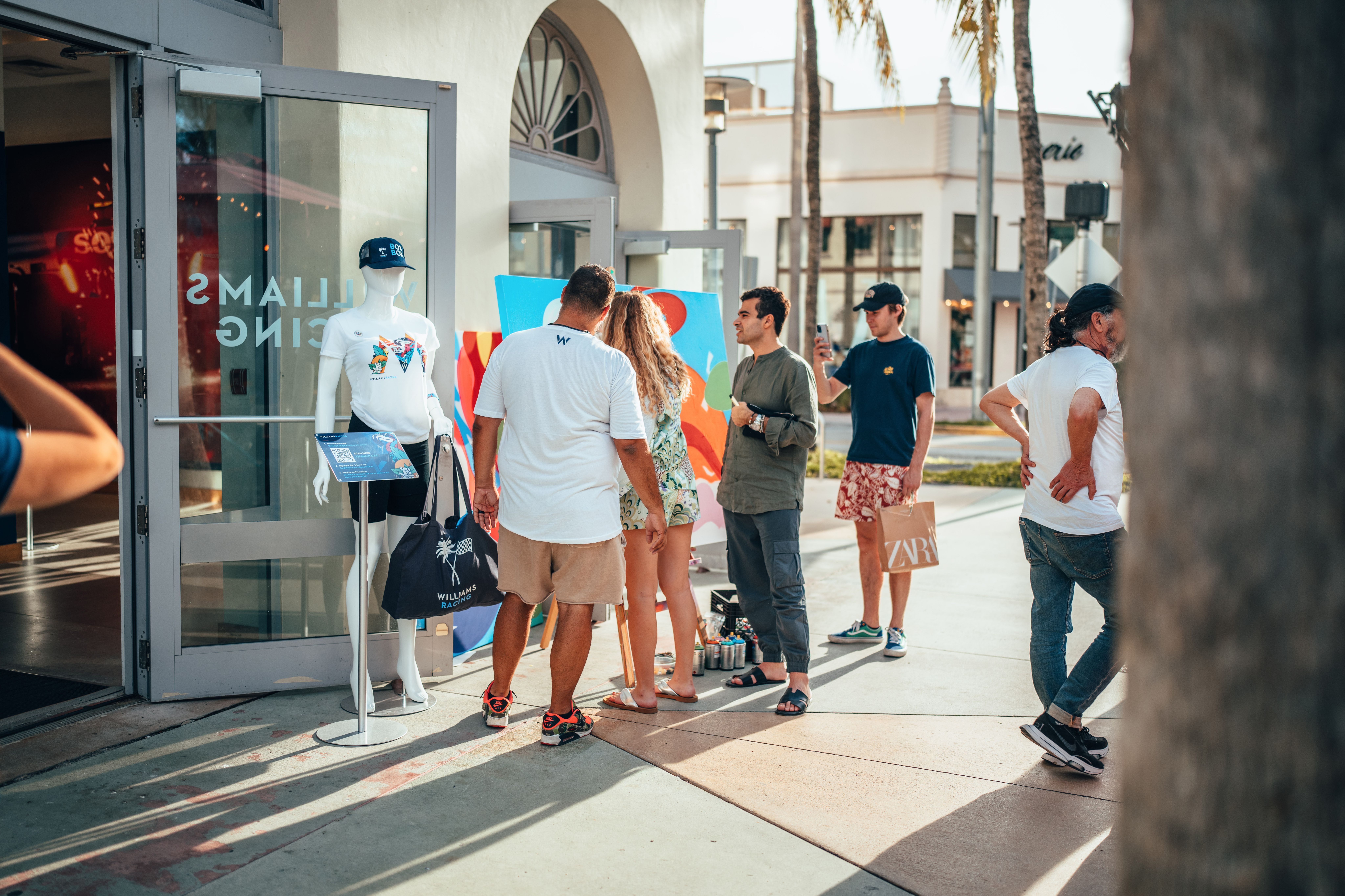 Plenty stopped by to add their own touches