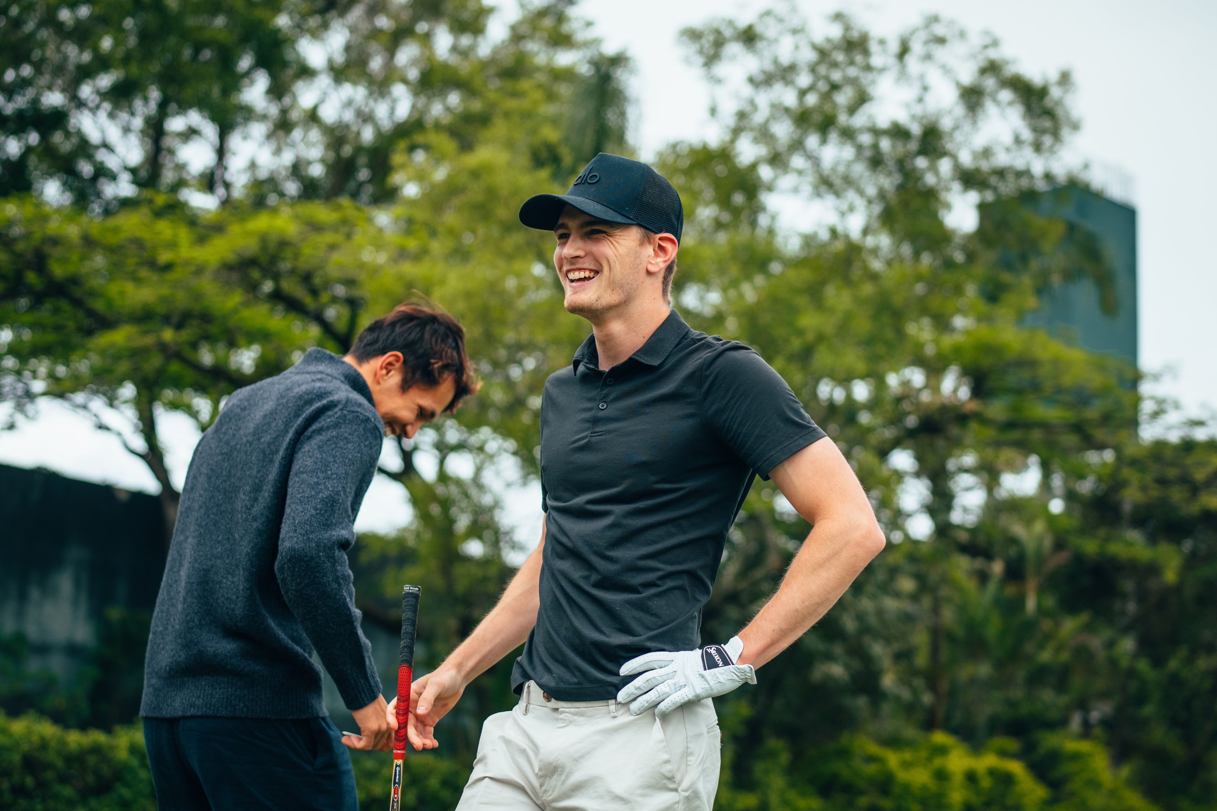 In Brazil last year, our duo took to the course...