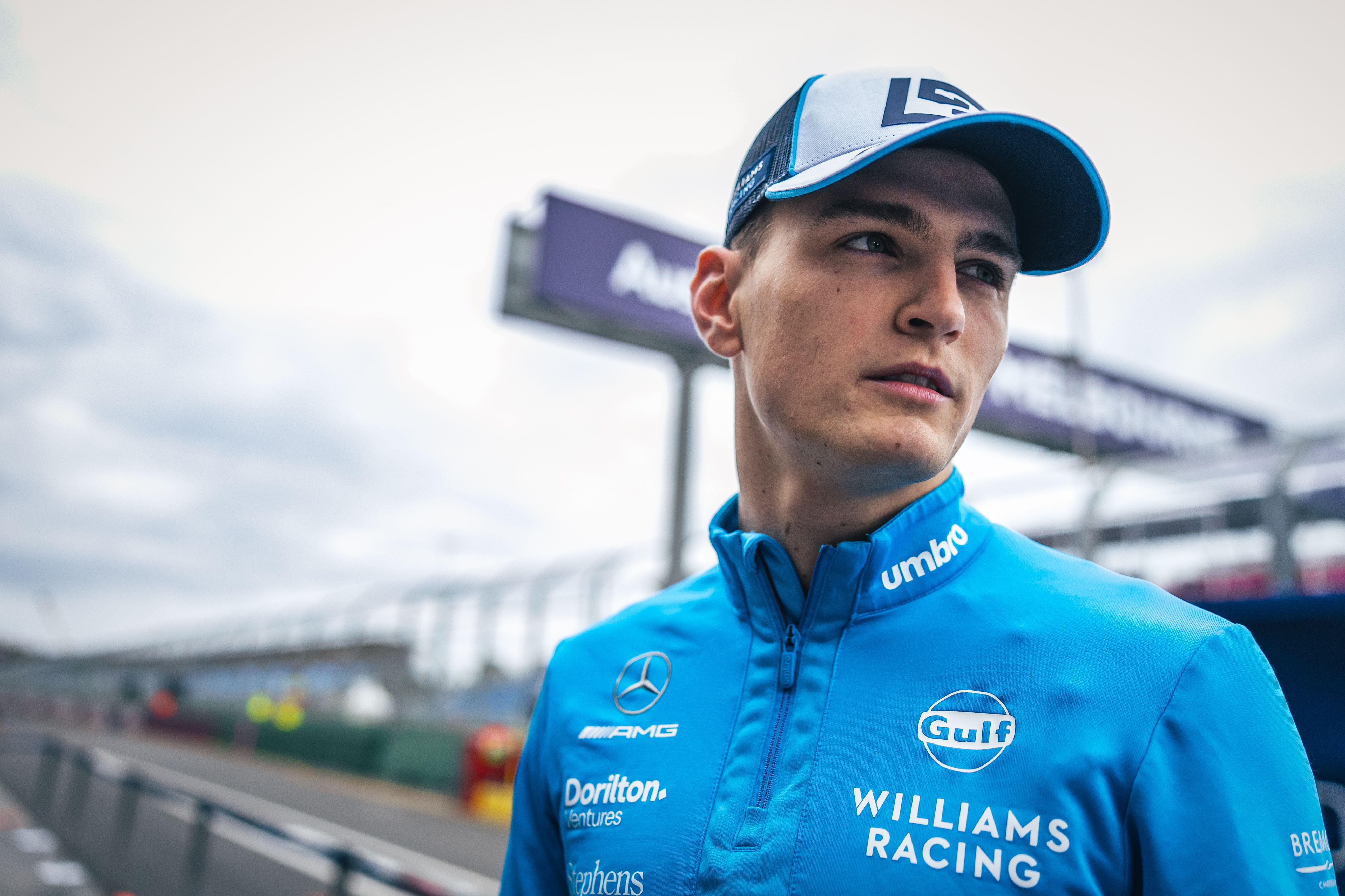 Sarge looks ahead for his first laps around Melbourne.