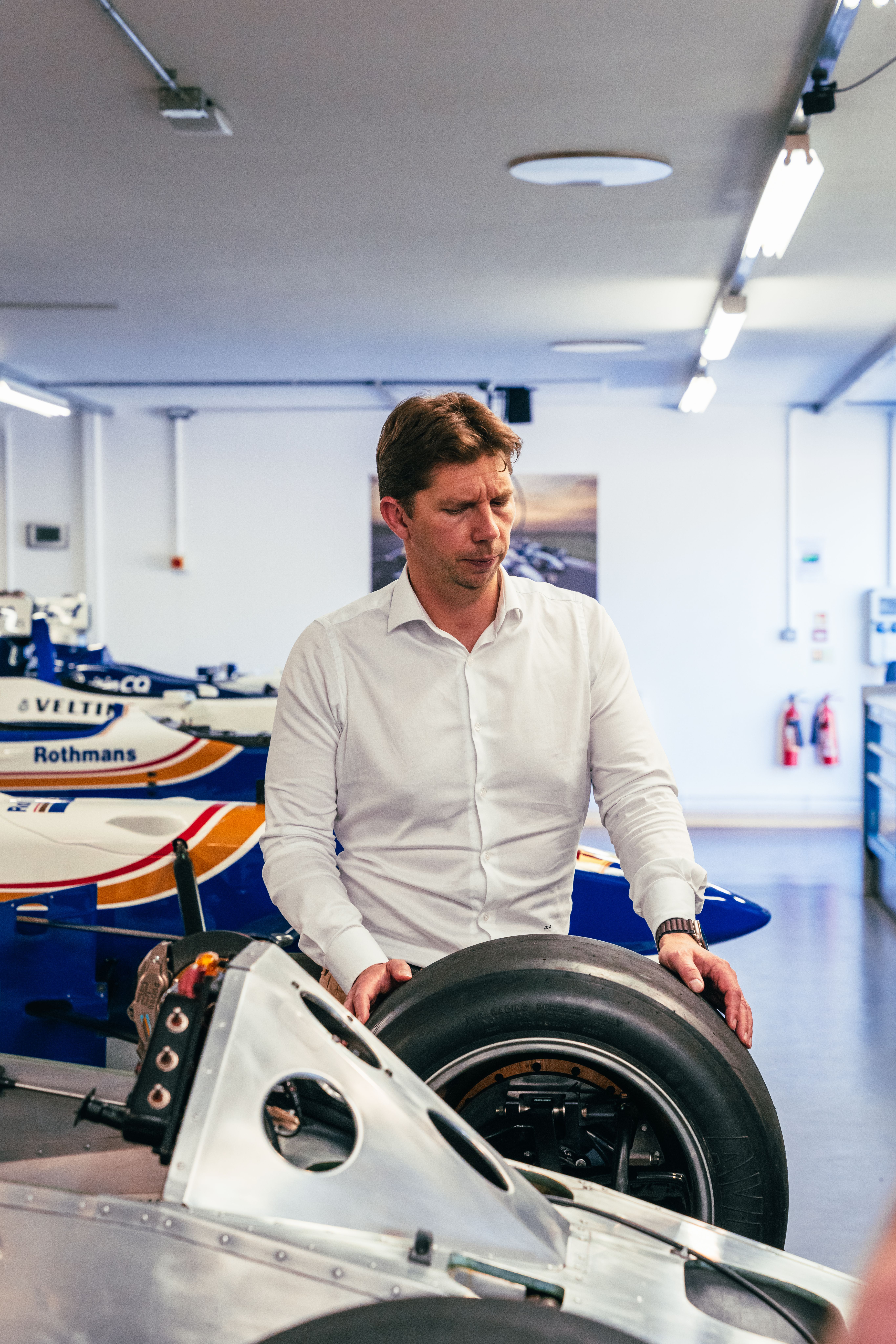 He will take to the wheel of the 1982 Drivers’ Championship-winning FW08.