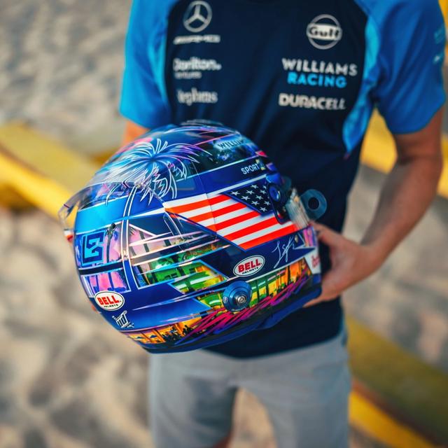 All the colours you’d expect from a Miami-inspired lid.