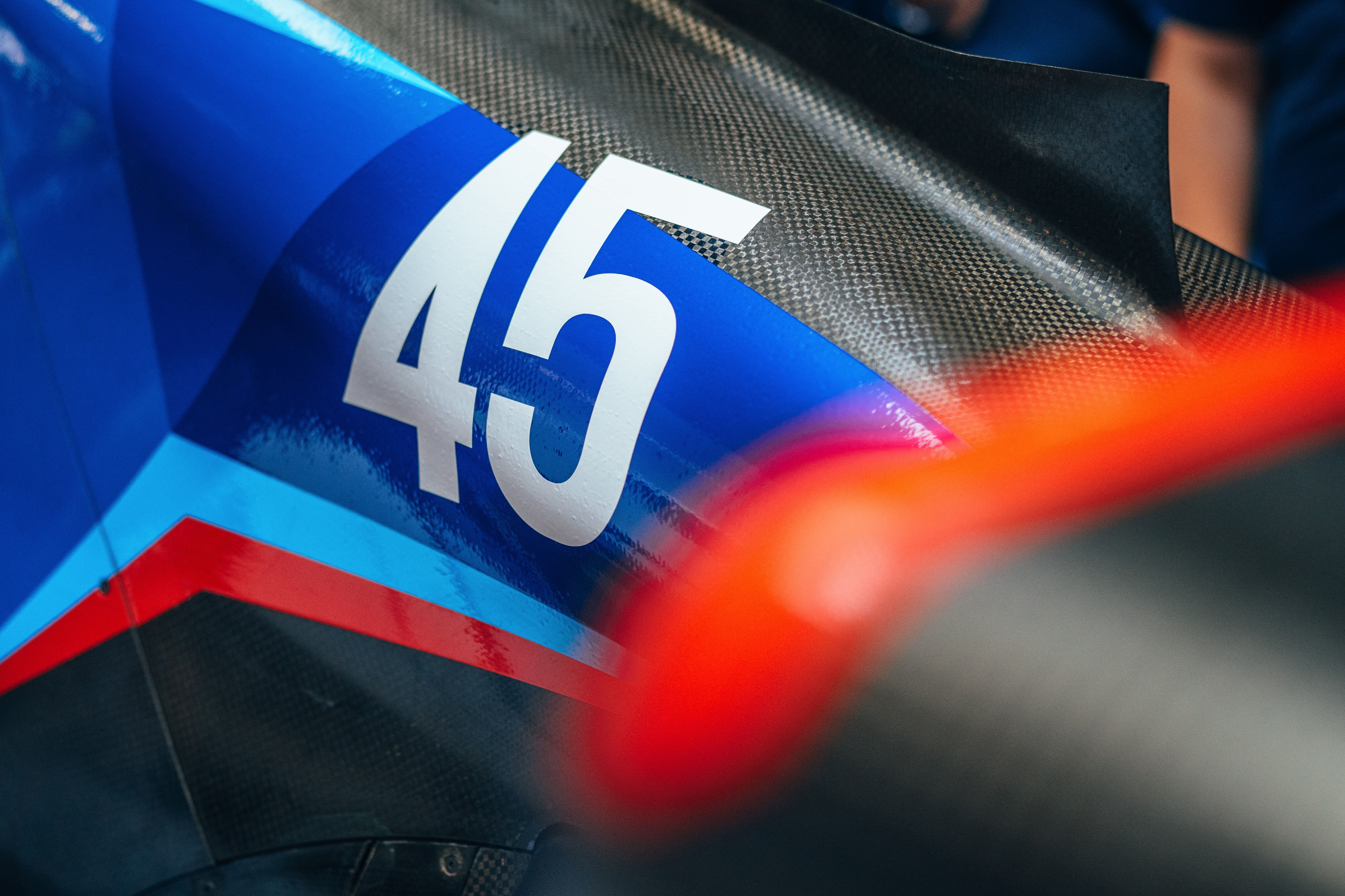 Car number 23 becomes car number 45 for the second time in 2022 