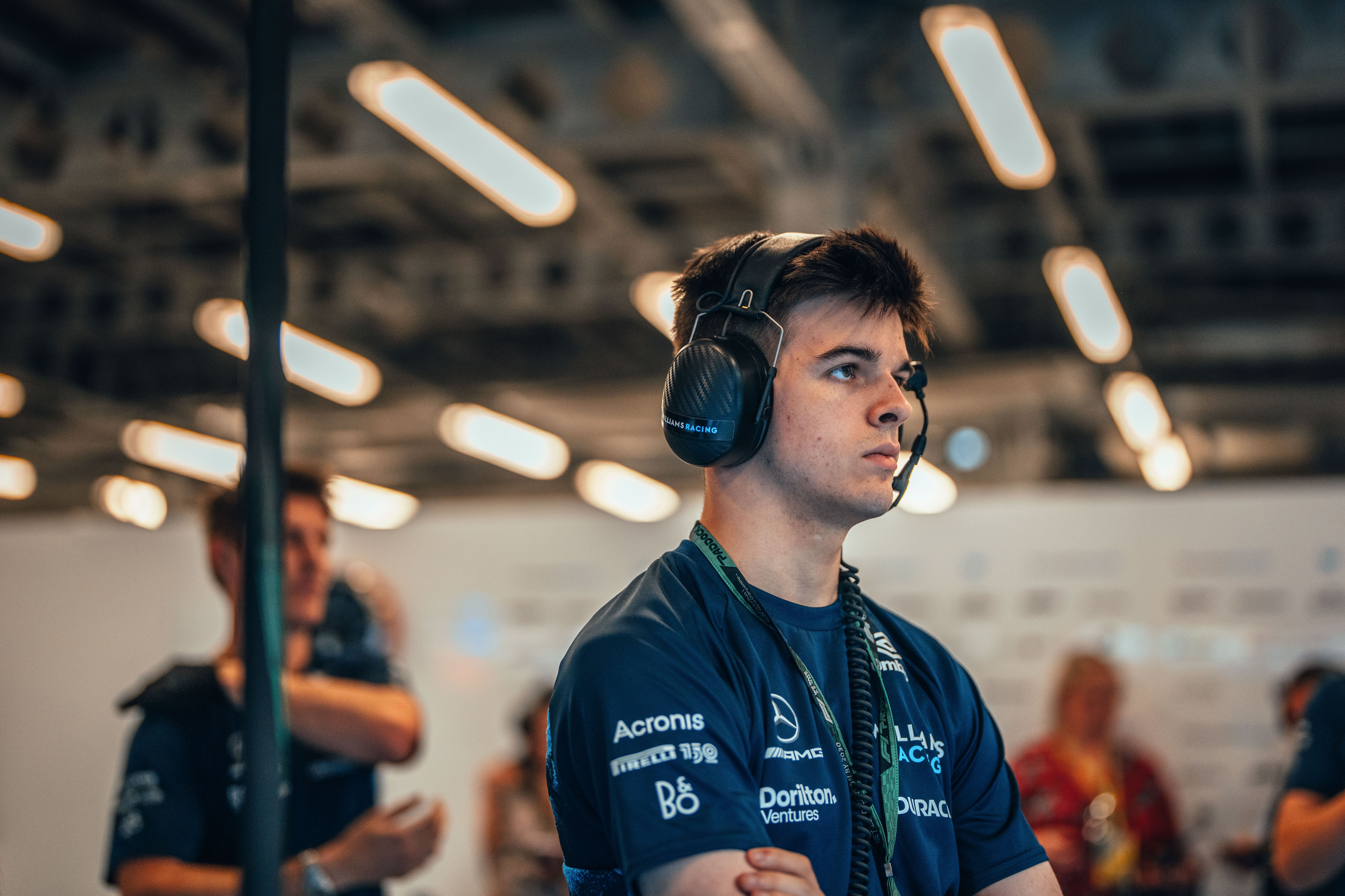 Zak watches on intensely