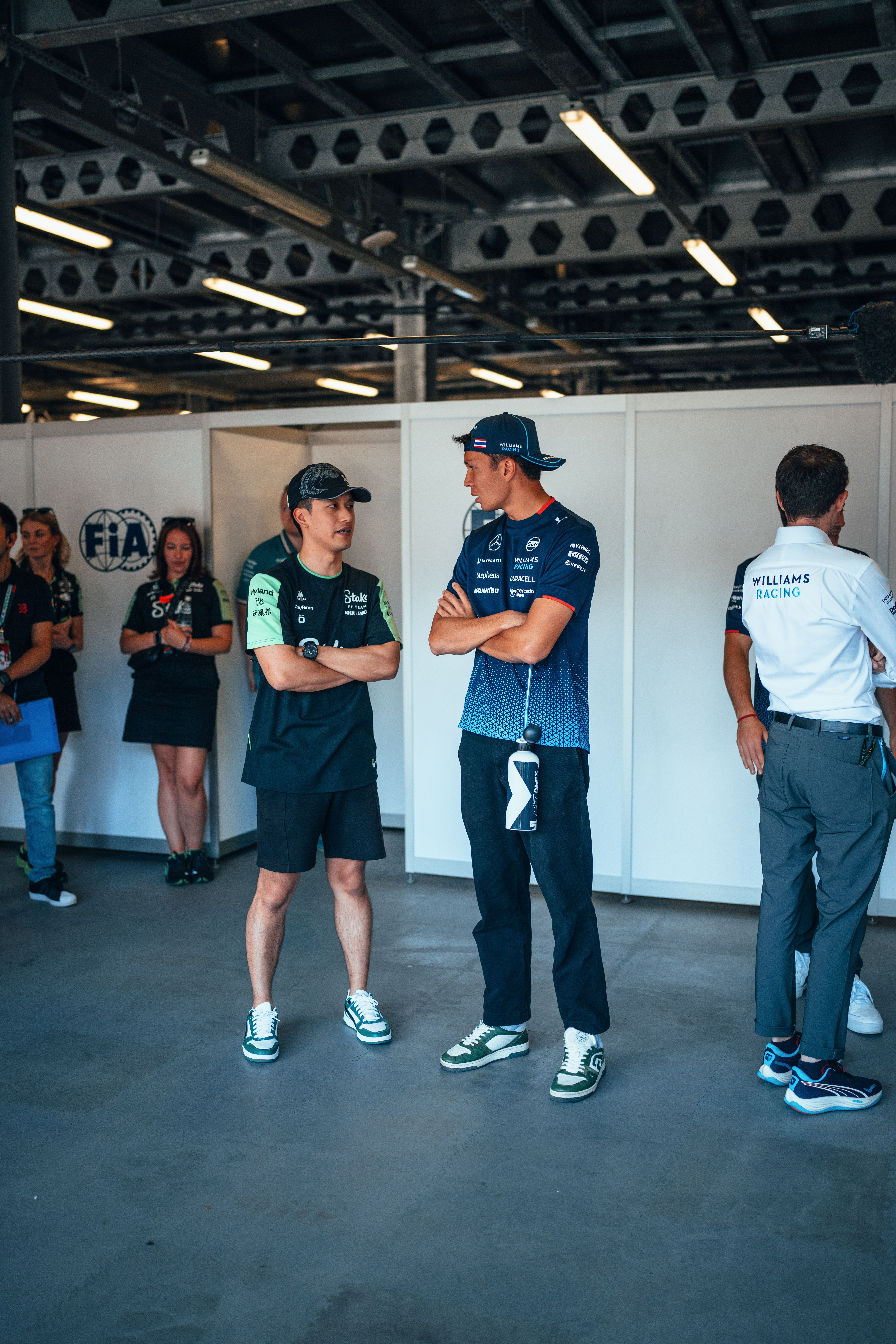 Alex shares his thoughts with Guanyu Zhou