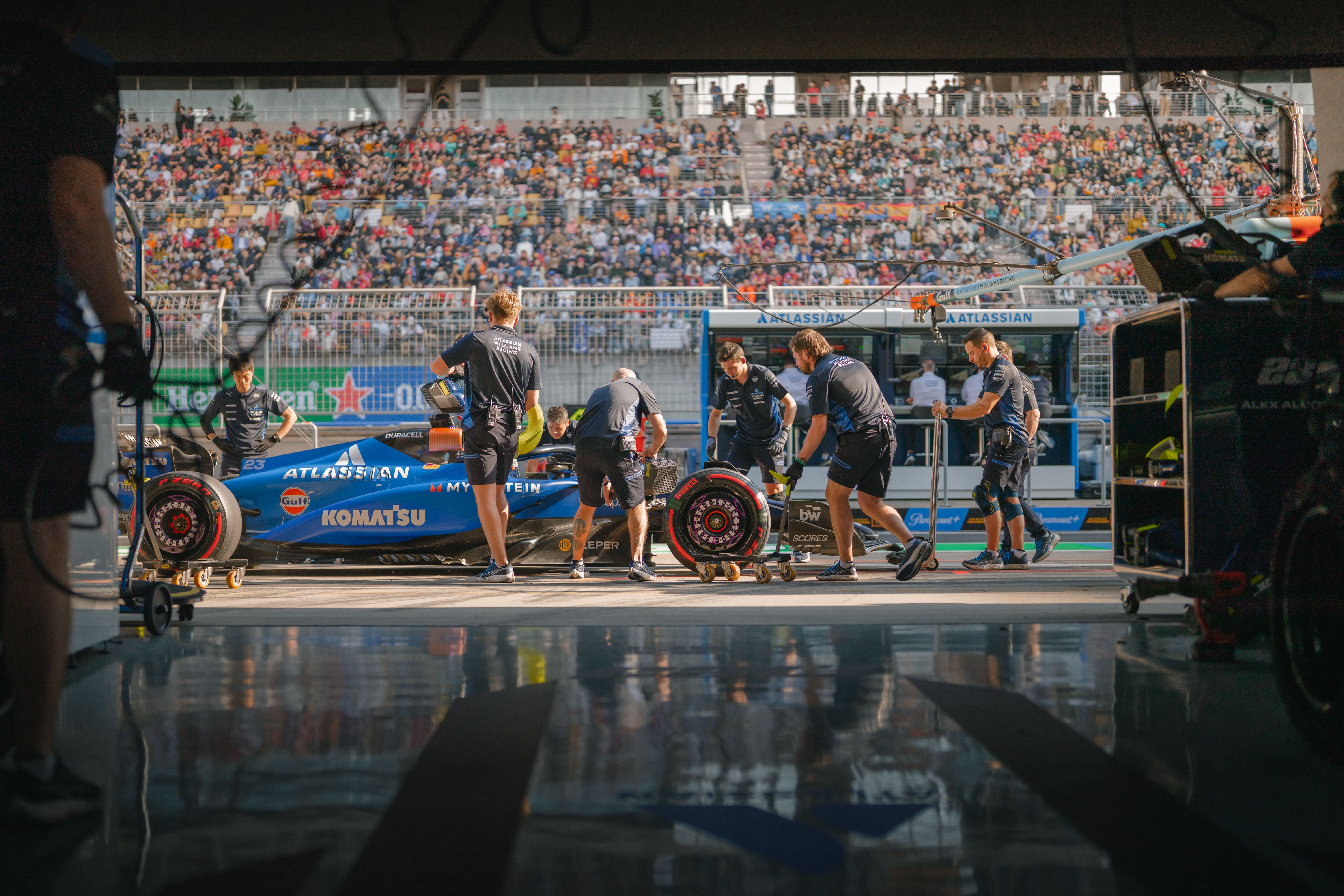 Wheeling Alex back to the garage